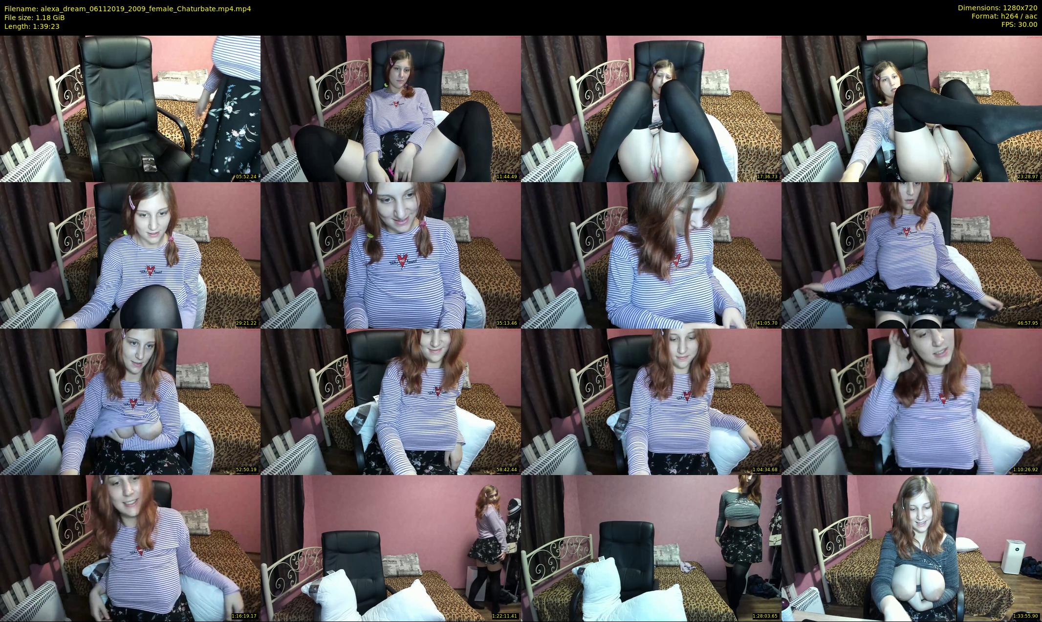alexa_dream — 100 minute Chaturbate female cam show recording, 720p, Nov 6, 2019