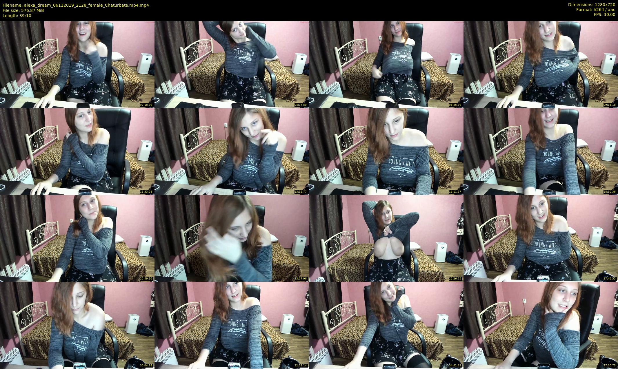 alexa_dream — 40 minute Chaturbate female cam show recording, 720p, Nov 6, 2019