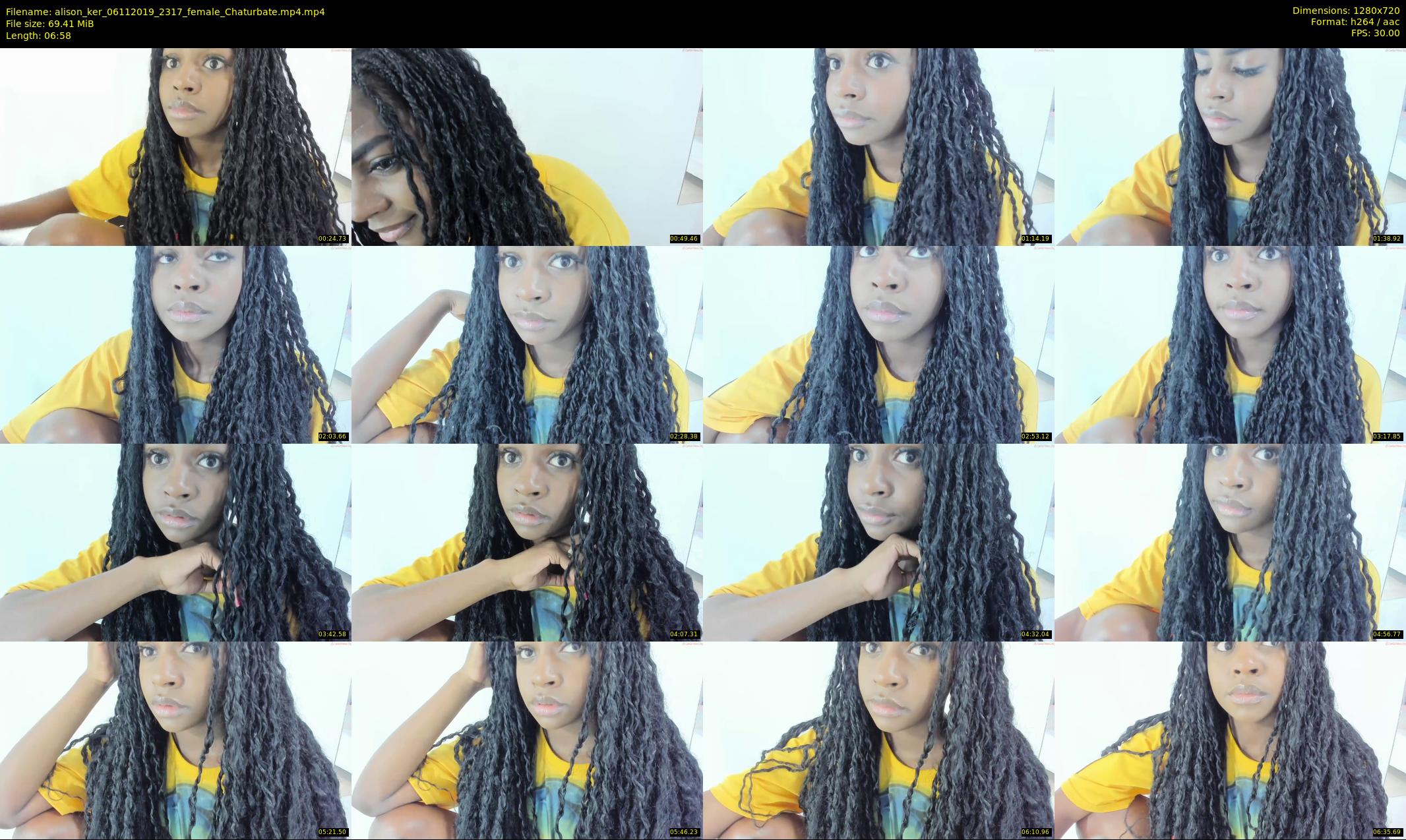 alison_ker — 7 minute Chaturbate female cam show recording, 720p, Nov 6, 2019