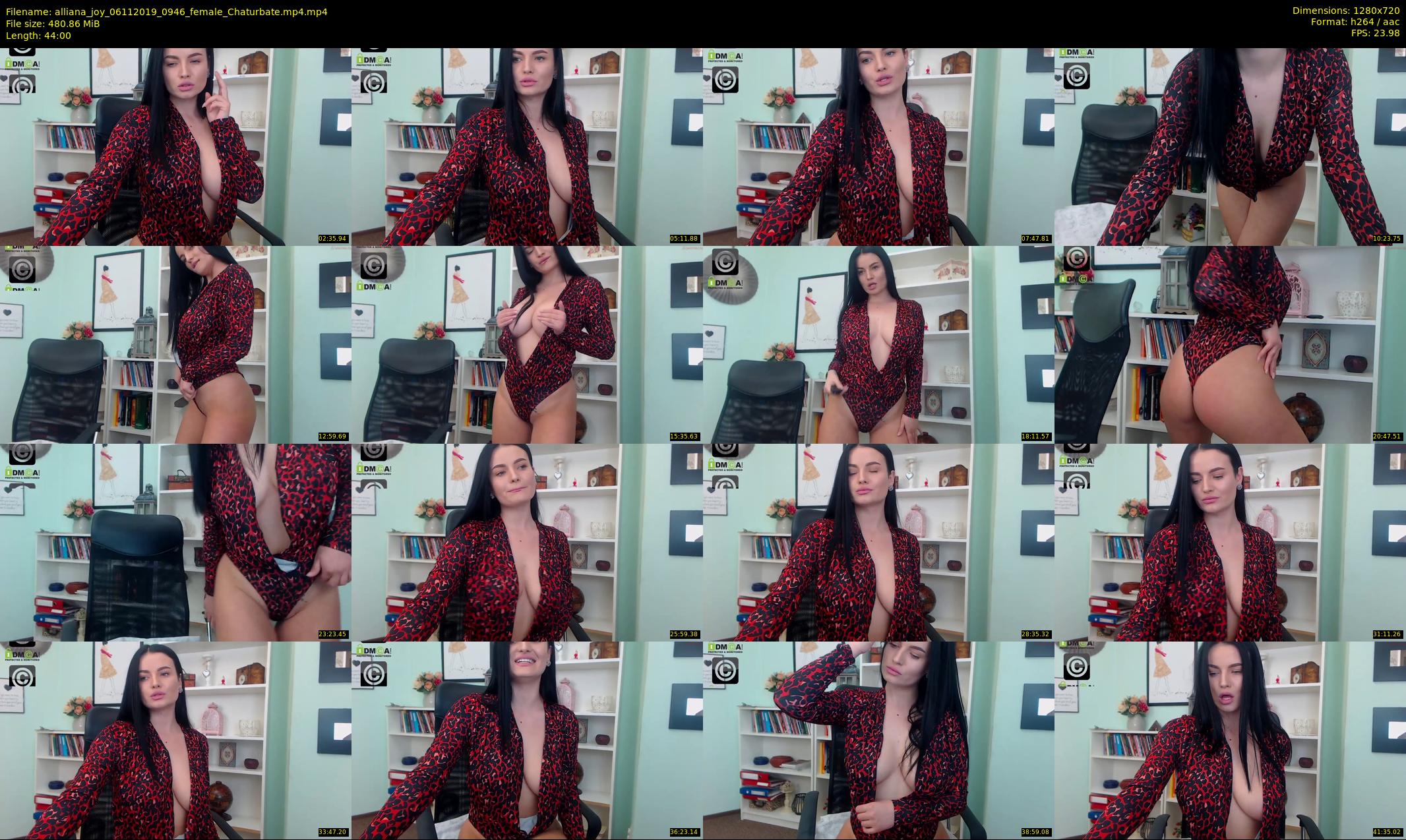 alliana_joy — 44 minute Chaturbate female cam show recording, 720p, Nov 6, 2019