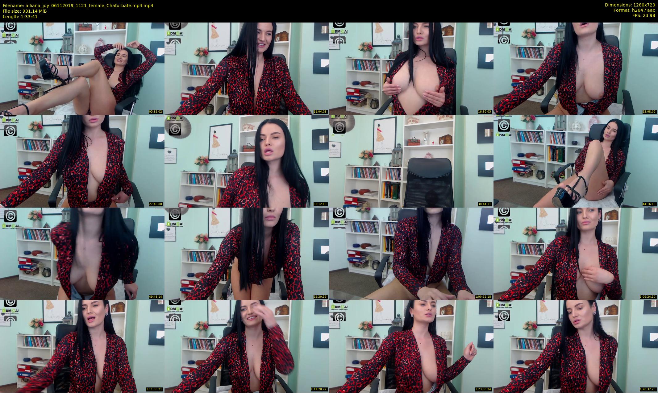 alliana_joy — 94 minute Chaturbate female cam show recording, 720p, Nov 6, 2019