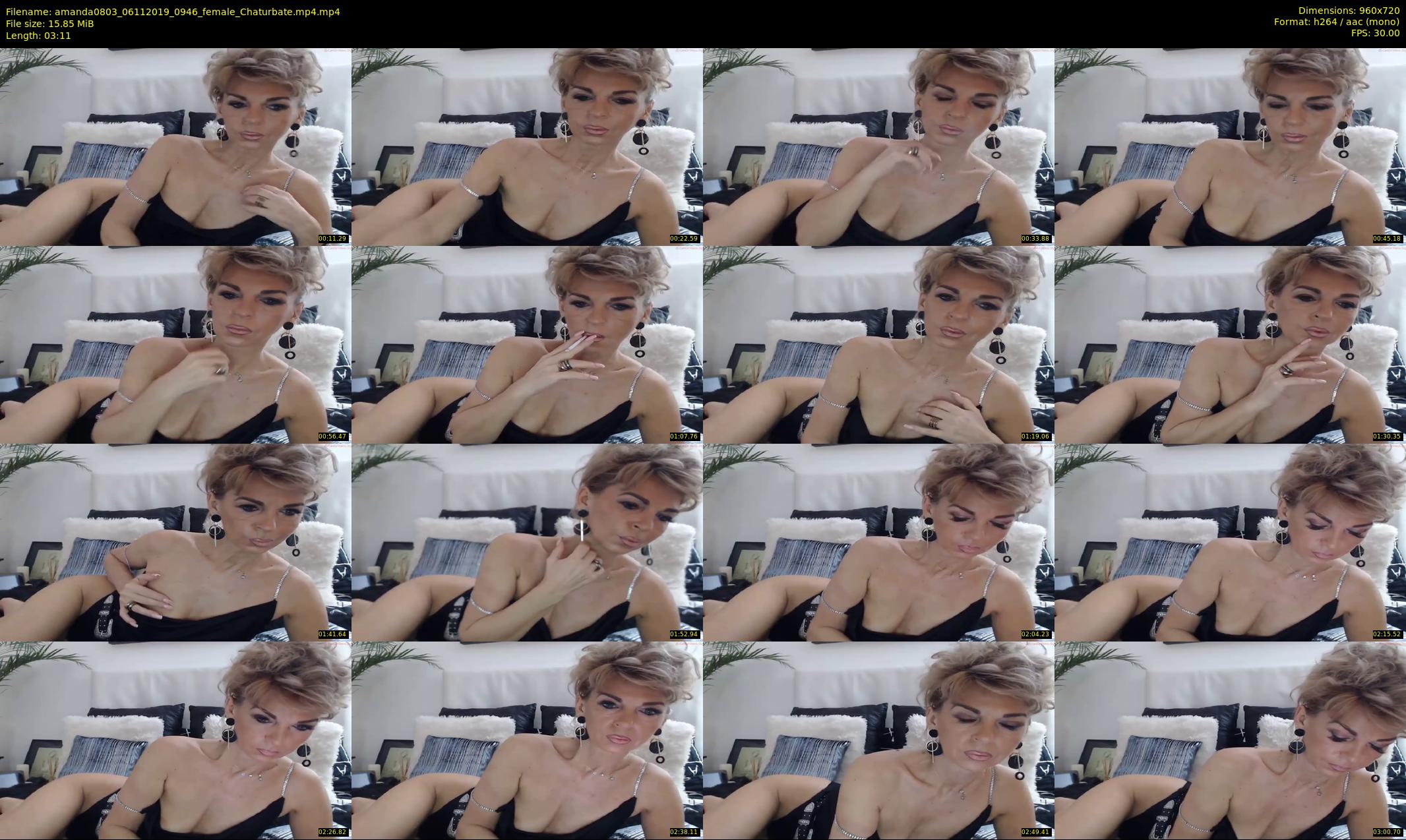 amanda0803 — 4 minute Chaturbate female cam show recording, 720p, Nov 6, 2019