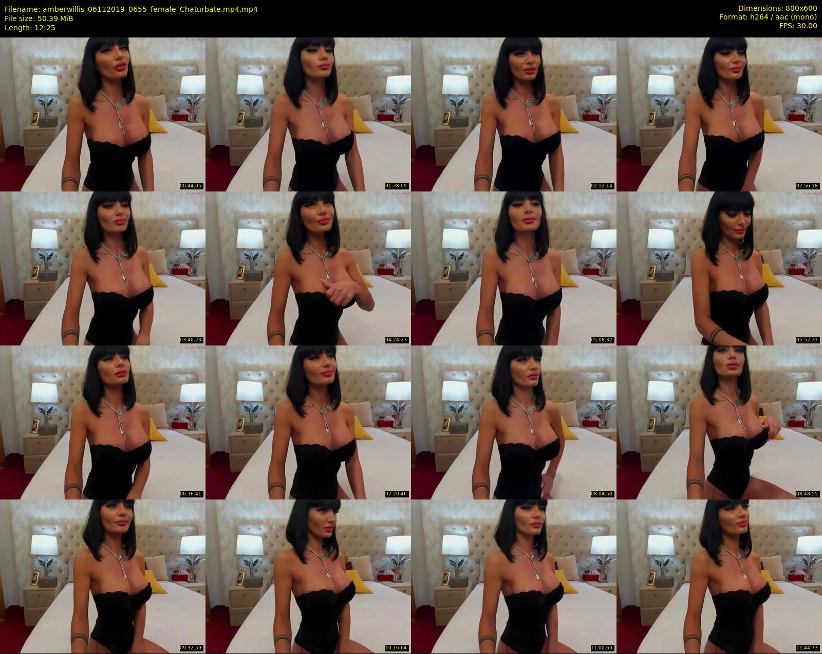 amberwillis — 13 minute Chaturbate female cam show recording, 480p, Nov 6, 2019