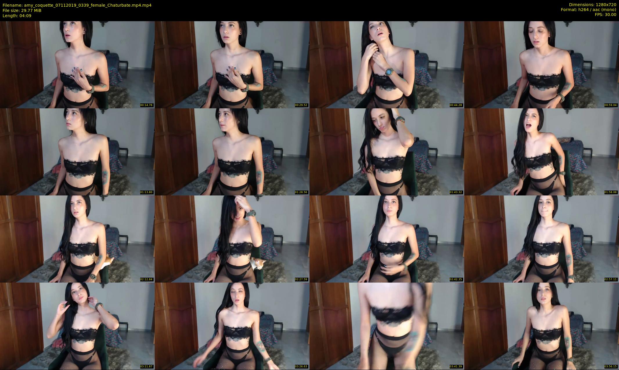amy_coquette — 5 minute Chaturbate female cam show recording, 720p, Nov 7, 2019