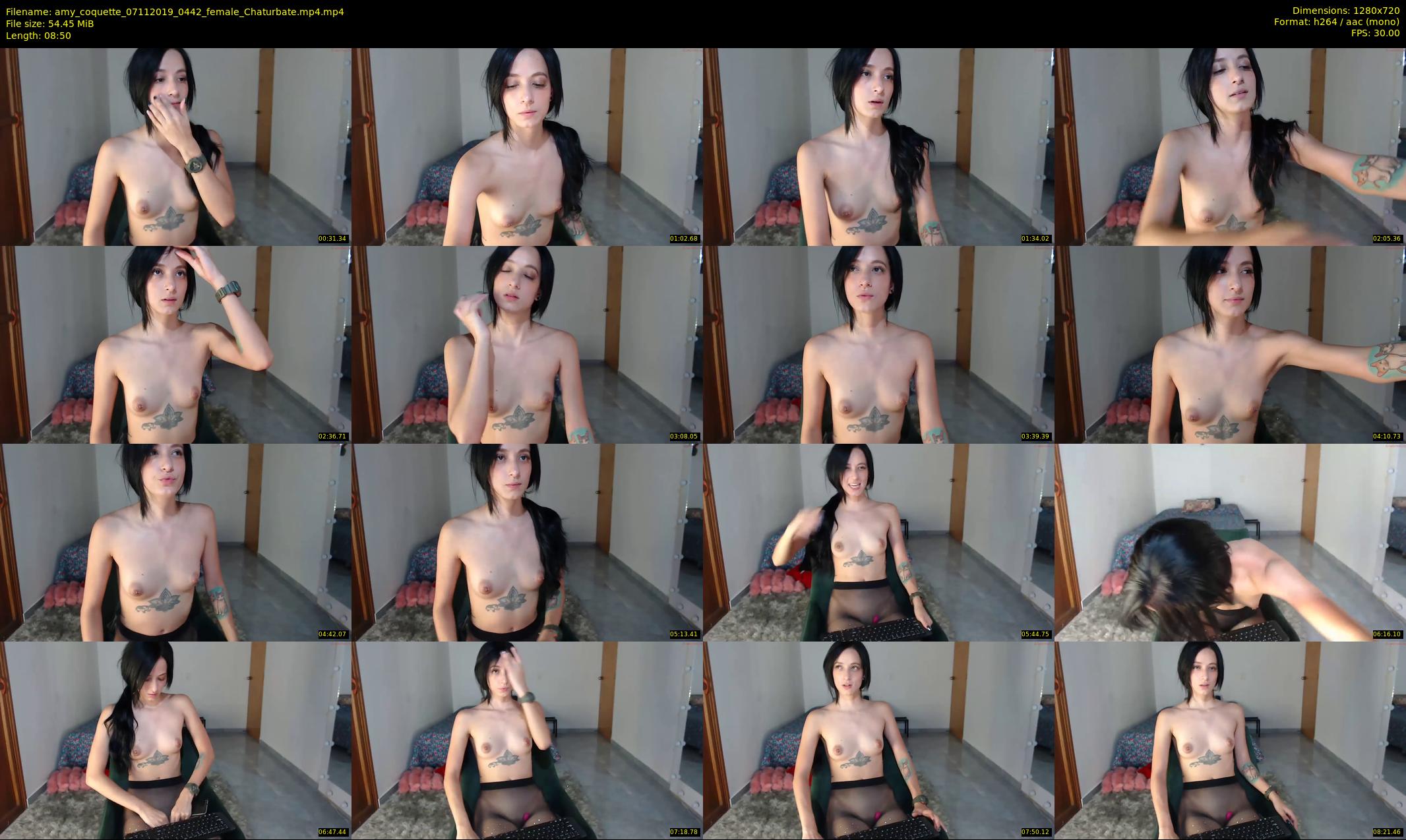 amy_coquette — 9 minute Chaturbate female cam show recording, 720p, Nov 7, 2019