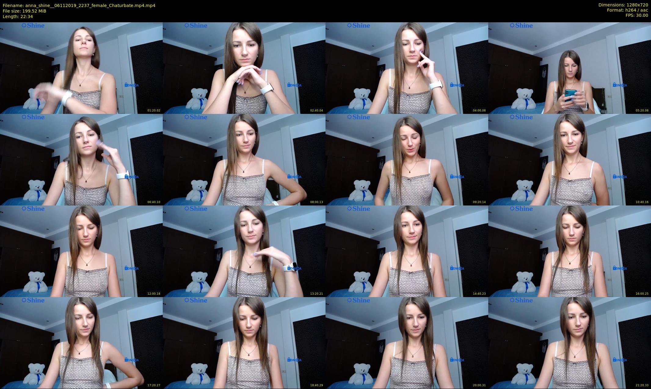 anna_shine_ — 23 minute Chaturbate female cam show recording, 720p, Nov 6, 2019