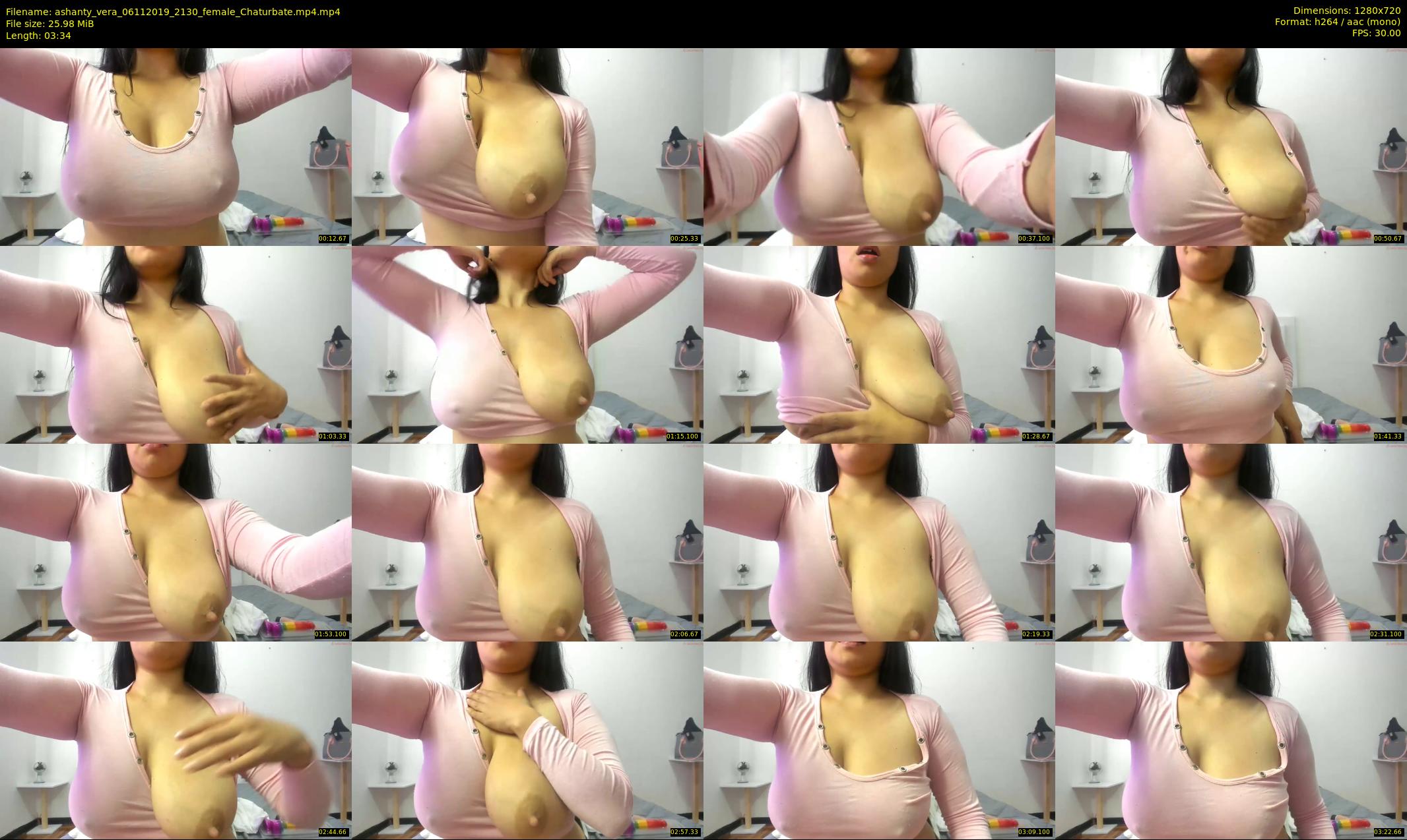 ashanty_vera — 4 minute Chaturbate couple cam show recording, 720p, Nov 6, 2019