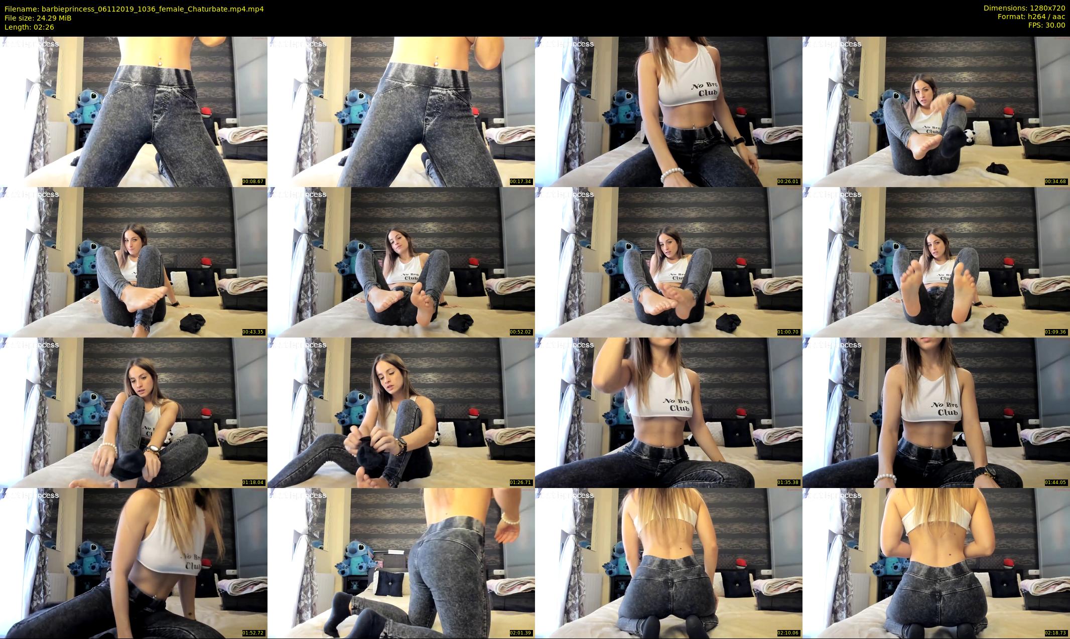 barbieprincess — 3 minute Chaturbate female cam show recording, 720p, Nov 6, 2019