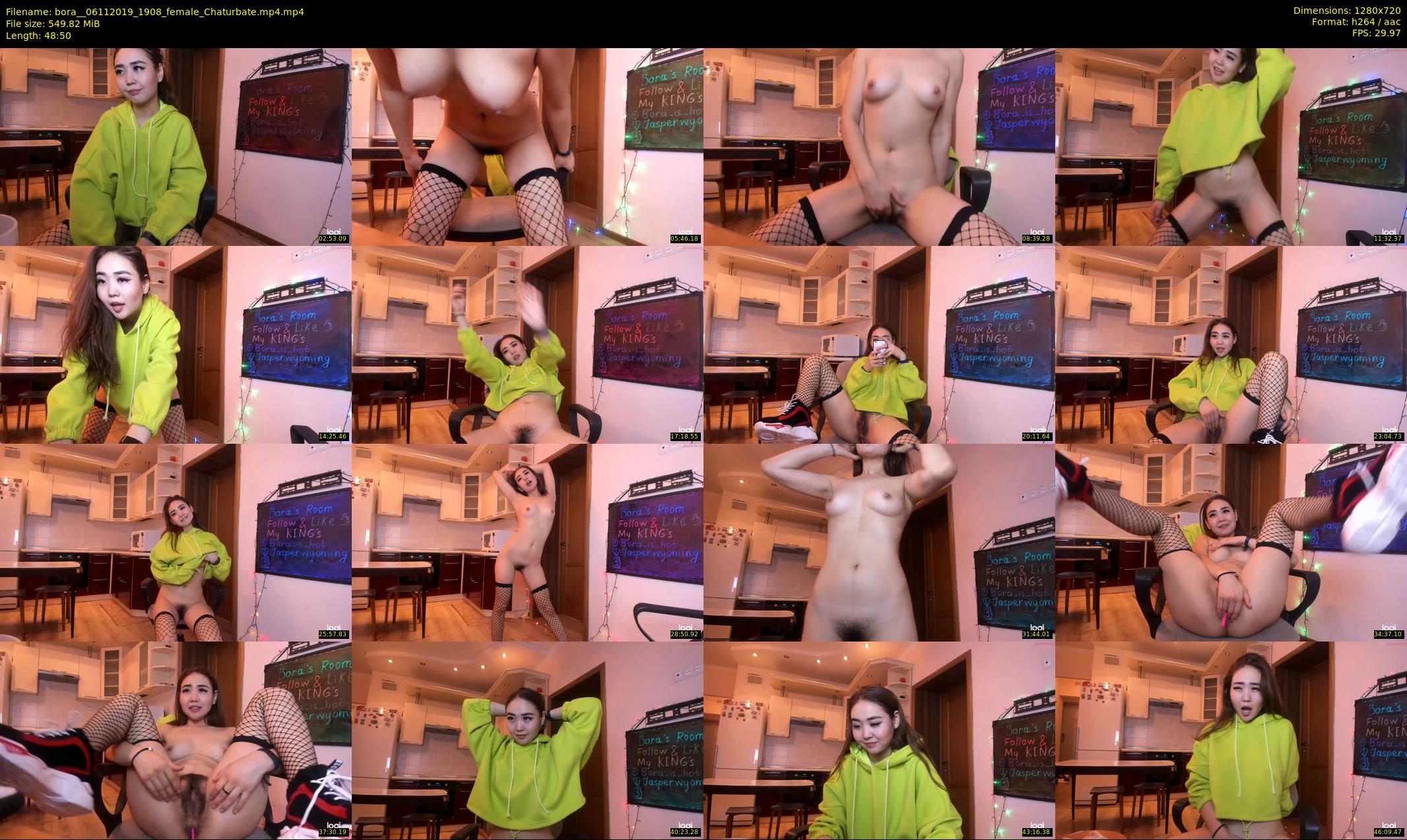 bora_ — 49 minute Chaturbate female cam show recording, 720p, Nov 6, 2019