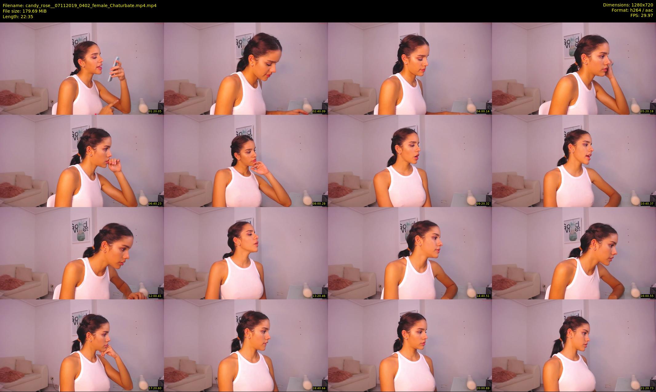 candy_rose_ — 23 minute Chaturbate female cam show recording, 720p, Nov 7, 2019