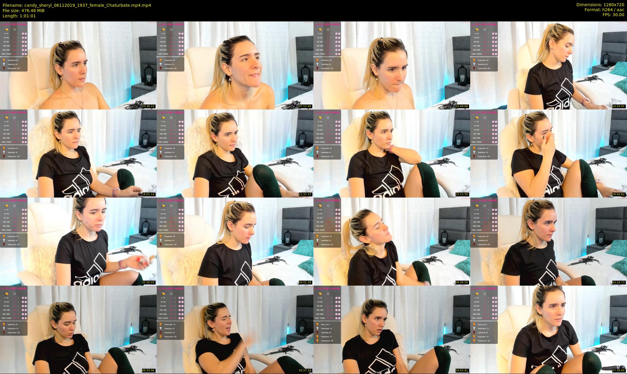 candy_sheryl — 62 minute Chaturbate female cam show recording, 720p, Nov 6, 2019