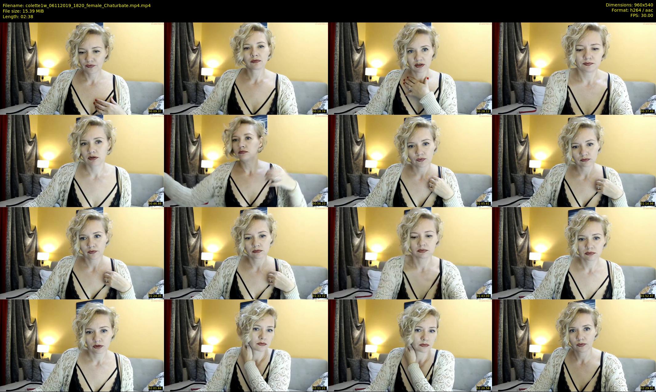 colette1w — 3 minute Chaturbate female cam show recording, 480p, Nov 6, 2019