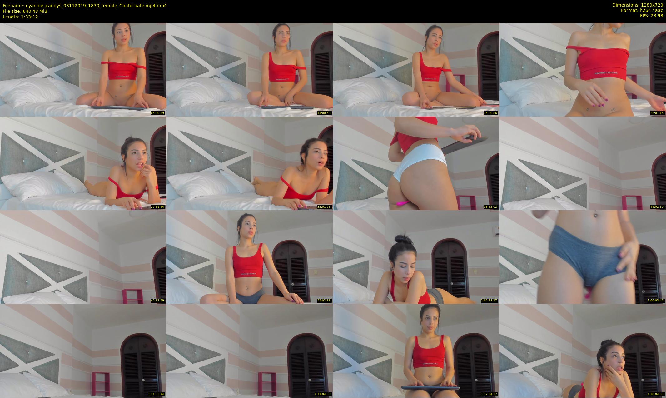 cyanide_candys — 94 minute Chaturbate female cam show recording, 720p, Nov 3, 2019
