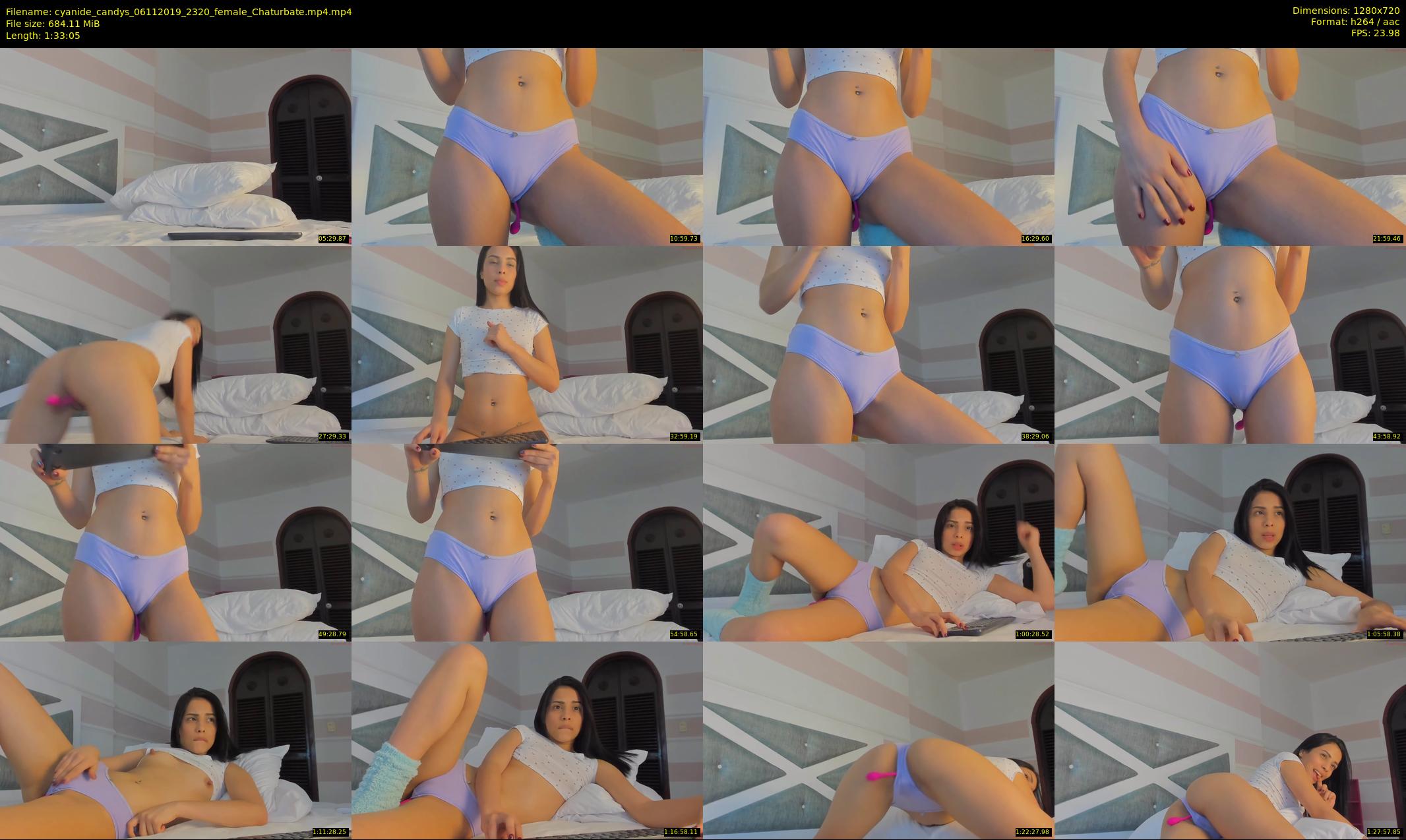 cyanide_candys — 94 minute Chaturbate female cam show recording, 720p, Nov 6, 2019