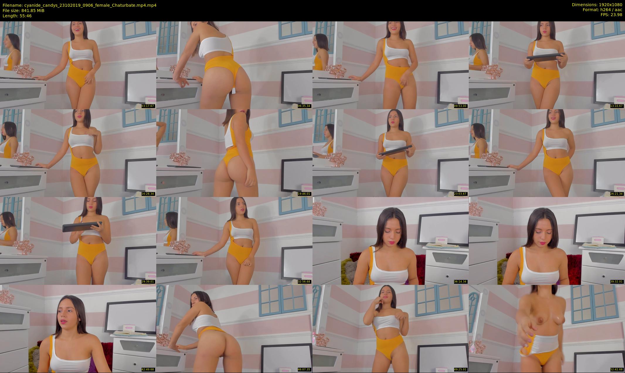 cyanide_candys — 56 minute Chaturbate female cam show recording, 1080p, Oct 23, 2019