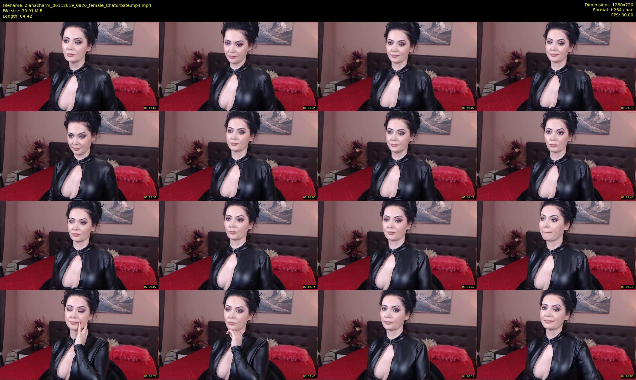 dianacharm — 5 minute Chaturbate female cam show recording, 720p, Nov 6, 2019