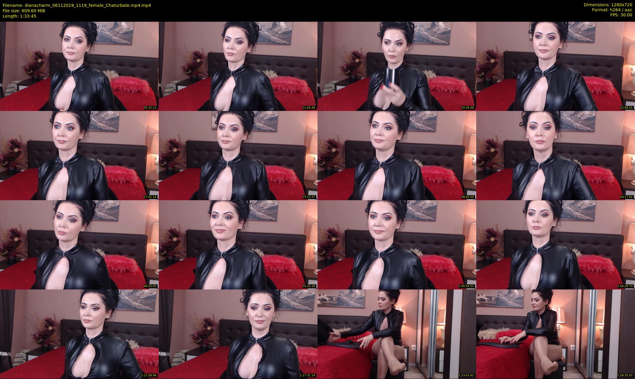 dianacharm — 94 minute Chaturbate female cam show recording, 720p, Nov 6, 2019