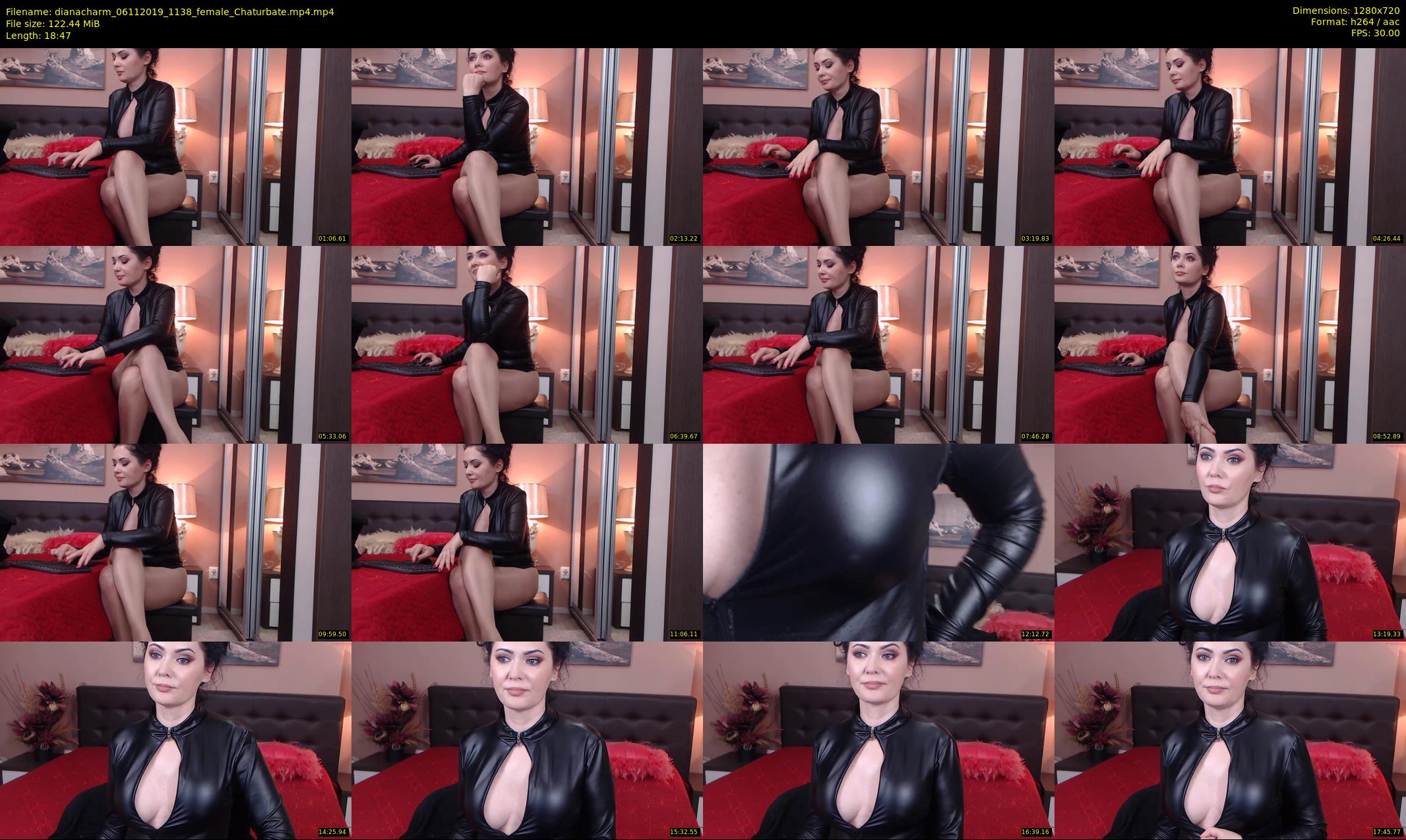 dianacharm — 19 minute Chaturbate female cam show recording, 720p, Nov 6, 2019