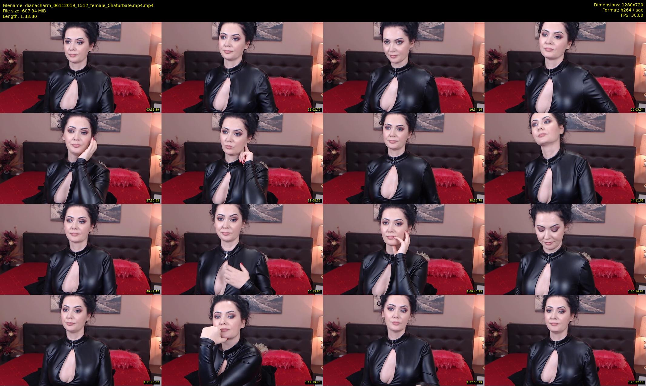 dianacharm — 94 minute Chaturbate female cam show recording, 720p, Nov 6, 2019
