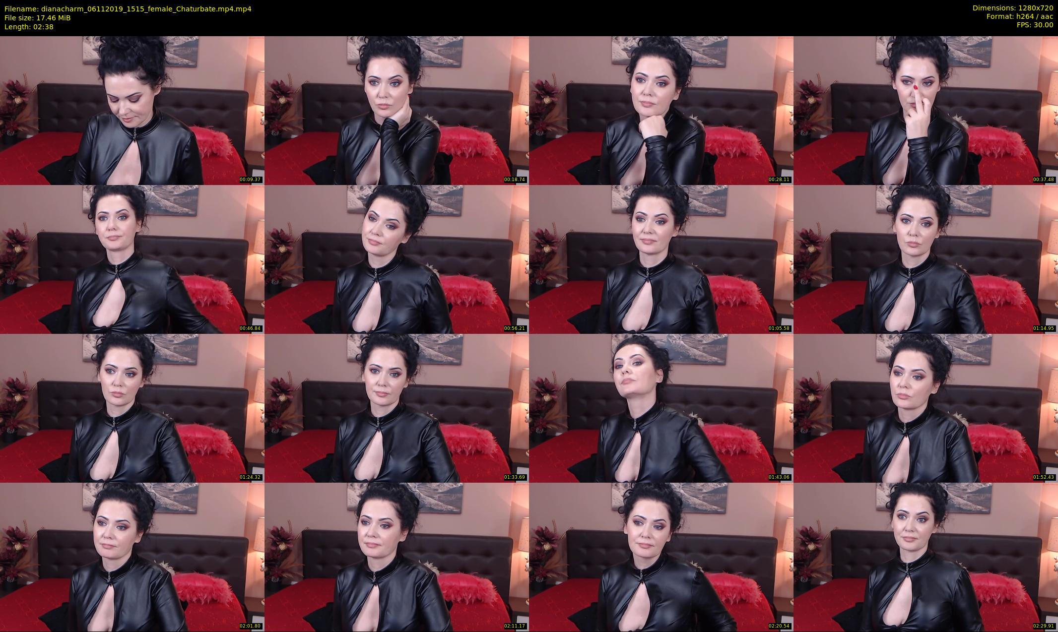 dianacharm — 3 minute Chaturbate female cam show recording, 720p, Nov 6, 2019