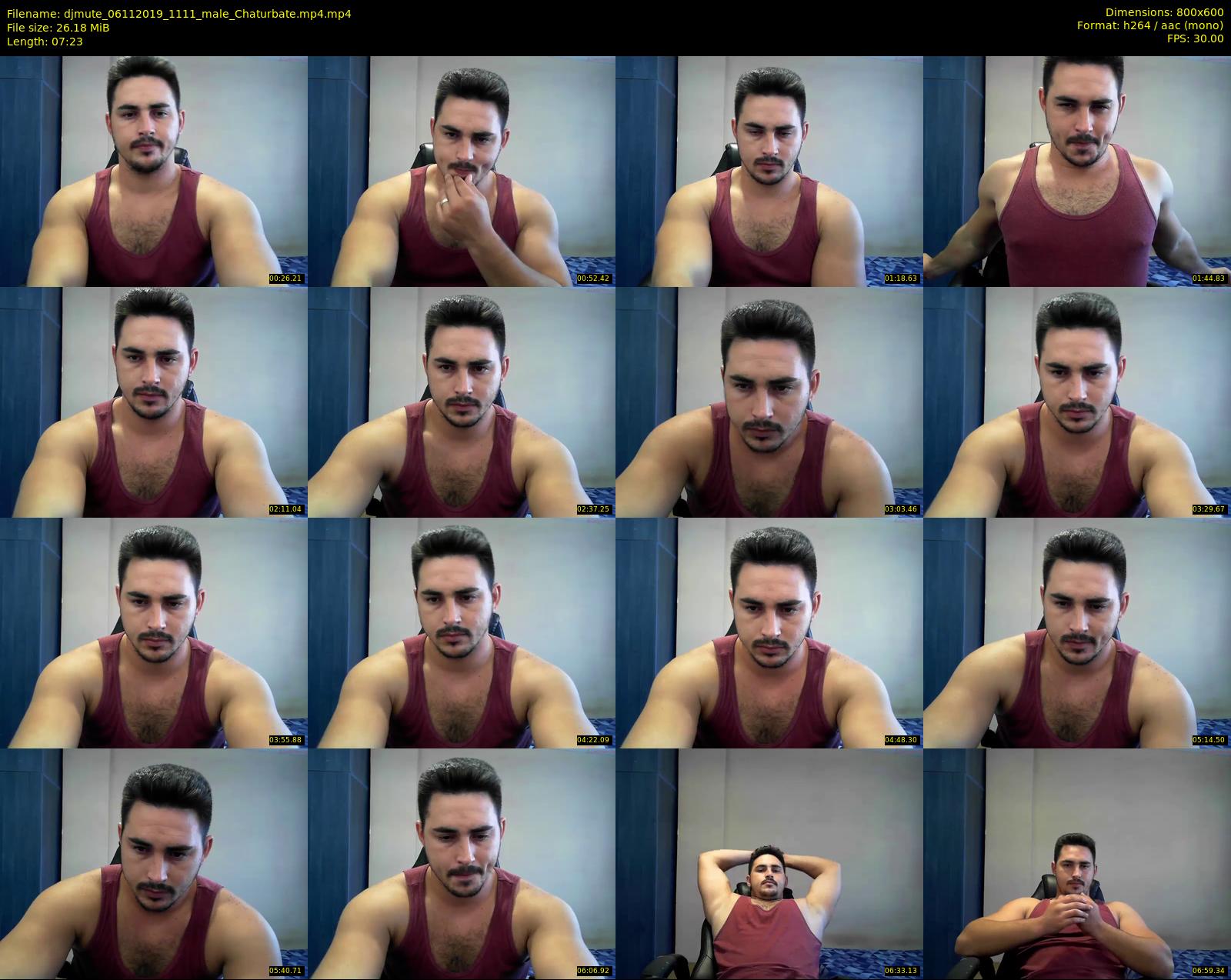 djmute — 8 minute Chaturbate male cam show recording, 480p, Nov 6, 2019