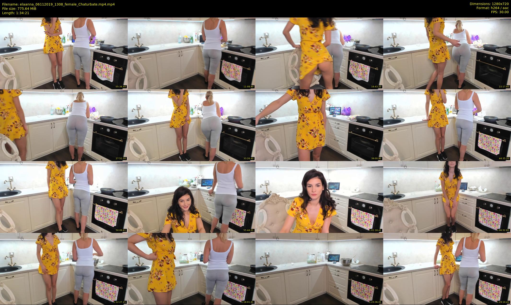 elaanna — 95 minute Chaturbate female cam show recording, 720p, Nov 6, 2019