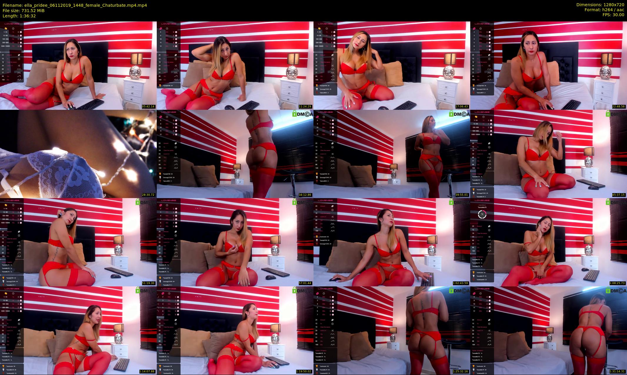 ella_pridee — 97 minute Chaturbate female cam show recording, 720p, Nov 6, 2019