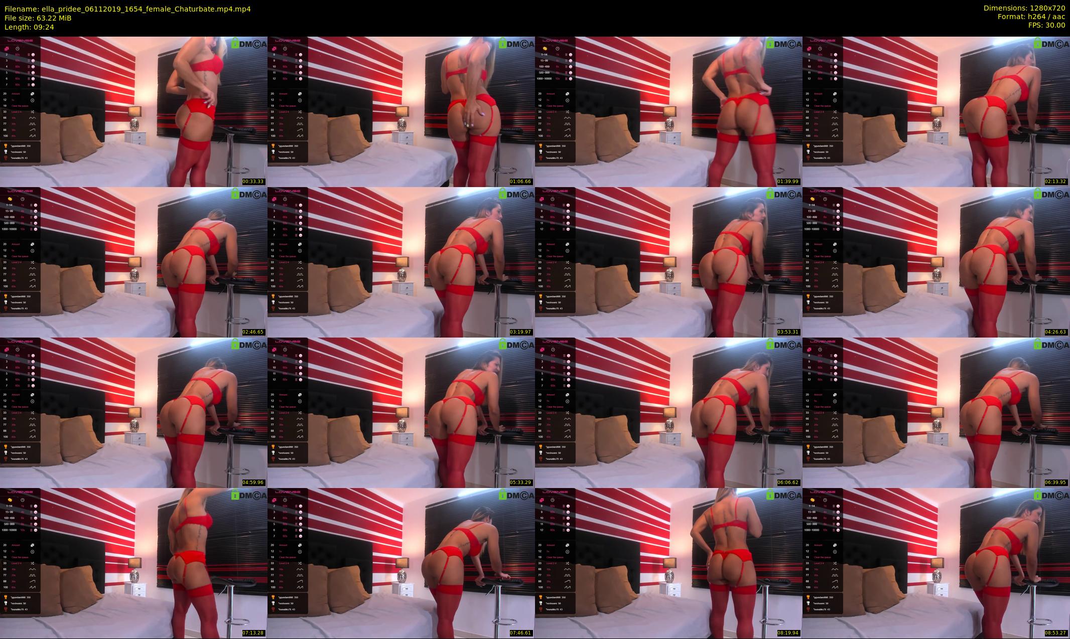 ella_pridee — 10 minute Chaturbate female cam show recording, 720p, Nov 6, 2019