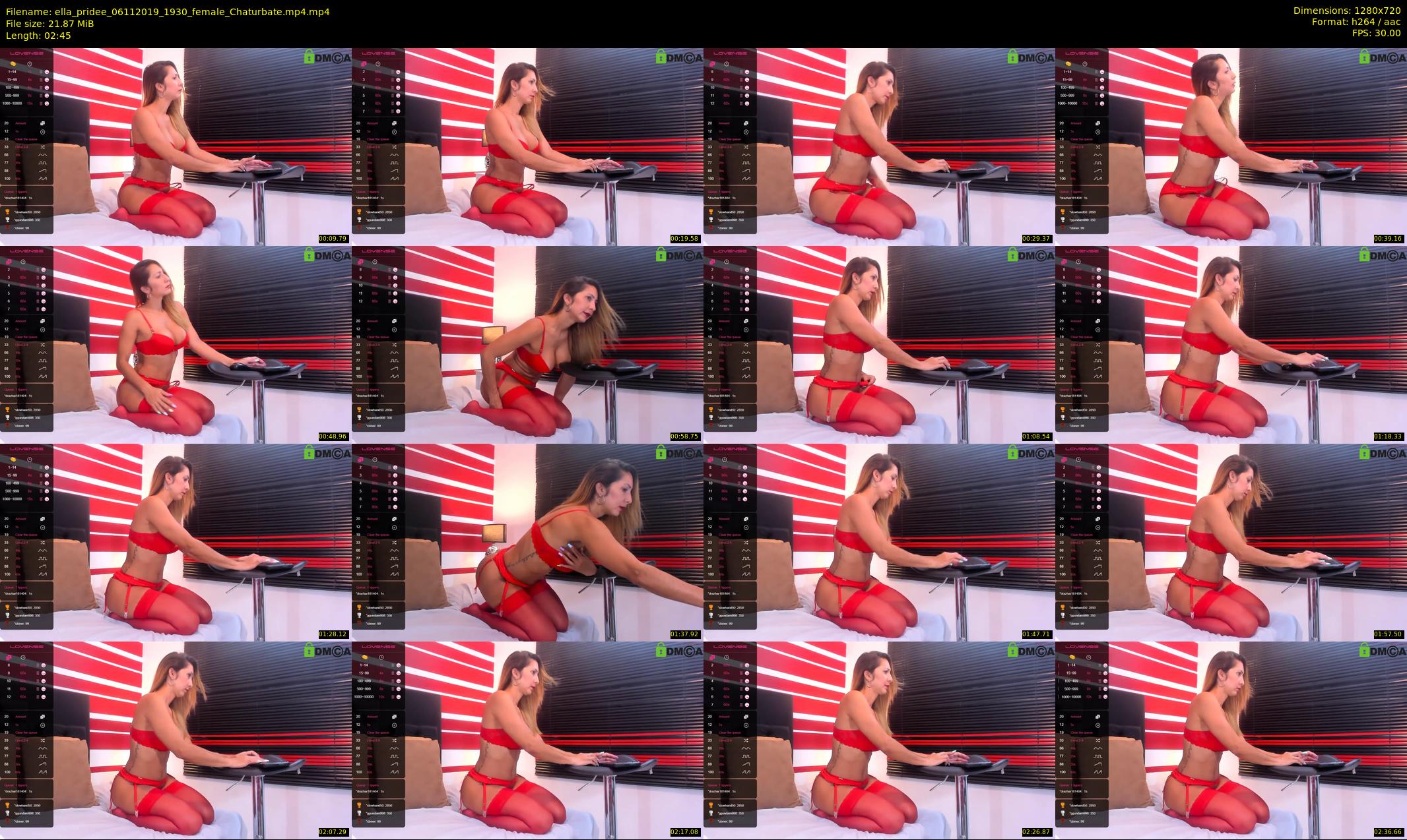ella_pridee — 3 minute Chaturbate female cam show recording, 720p, Nov 6, 2019