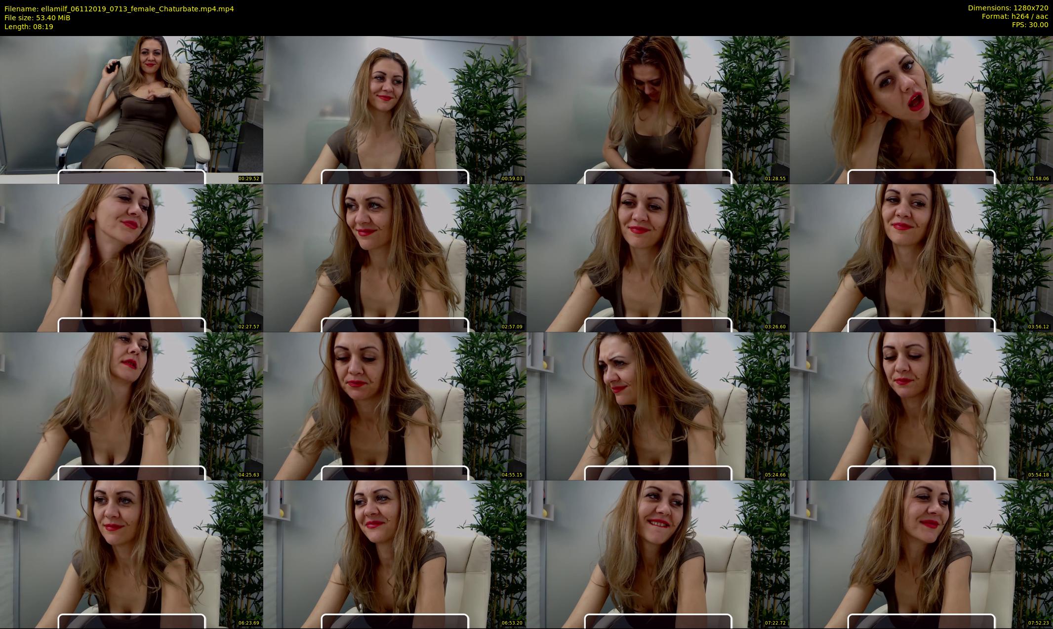 ellamilf — 9 minute Chaturbate female cam show recording, 720p, Nov 6, 2019