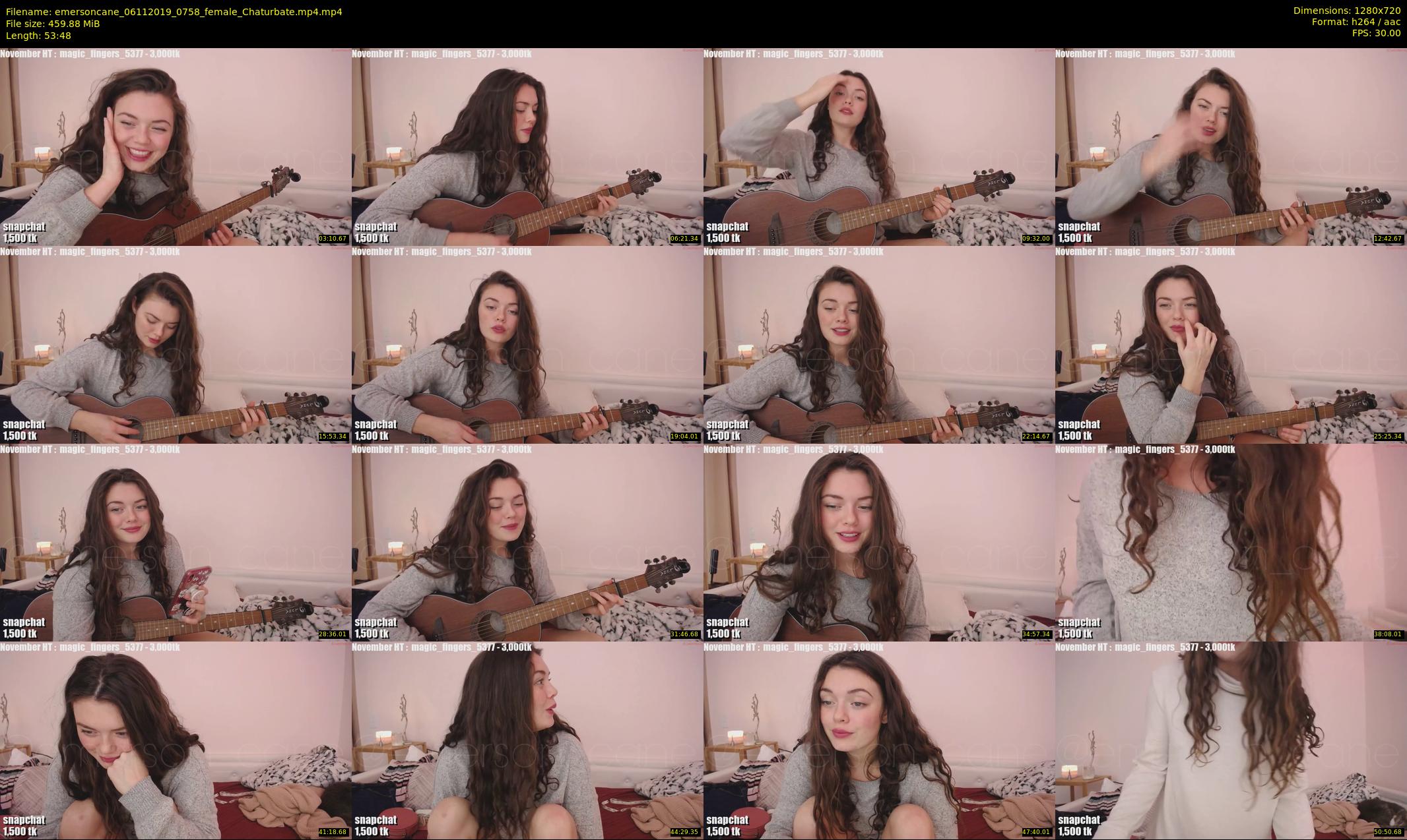 emersoncane — 54 minute Chaturbate female cam show recording, 720p, Nov 6, 2019