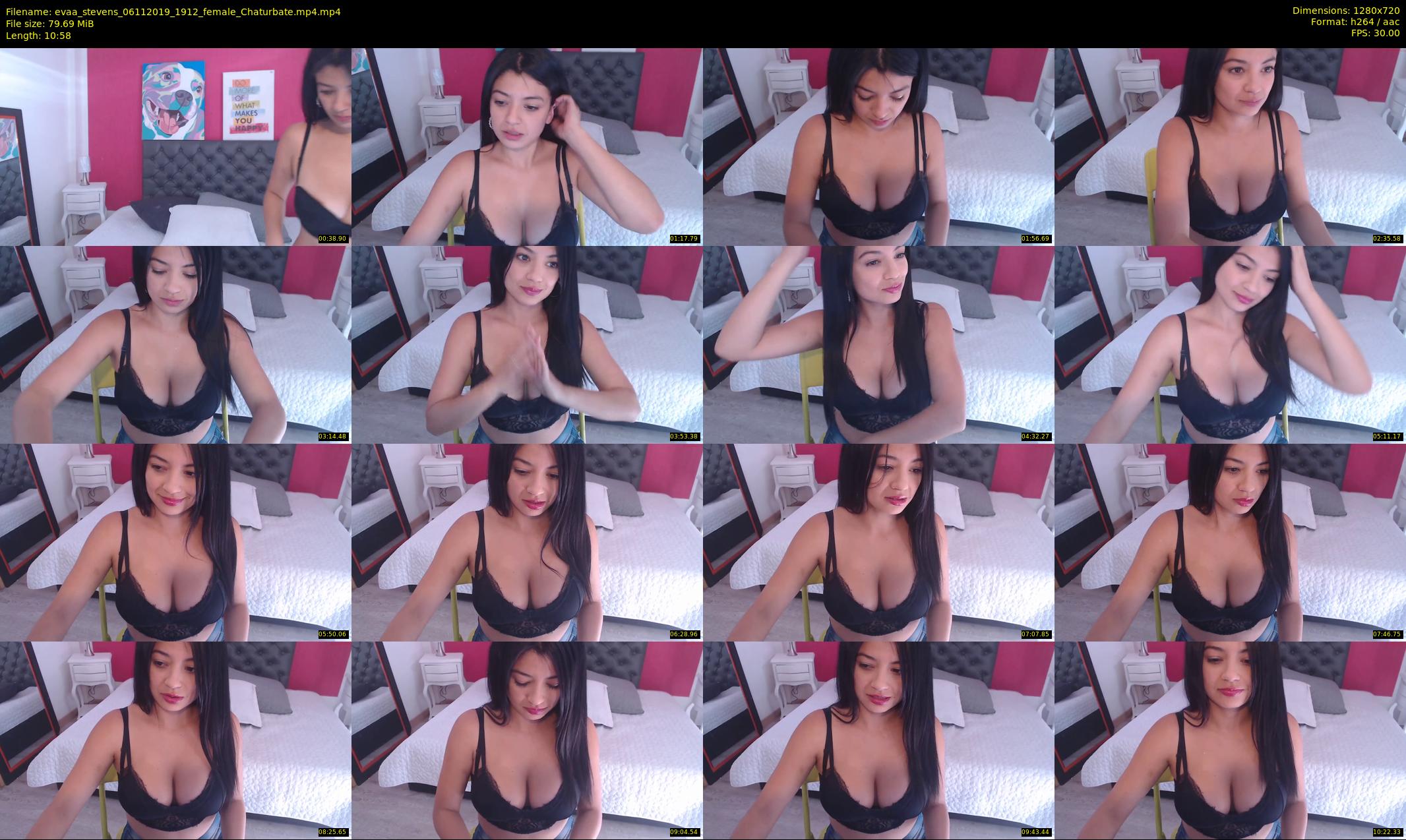 evaa_stevens — 11 minute Chaturbate female cam show recording, 720p, Nov 6, 2019