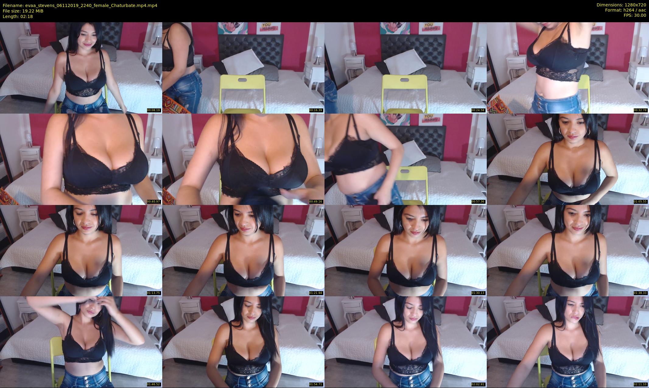 evaa_stevens — 3 minute Chaturbate female cam show recording, 720p, Nov 6, 2019