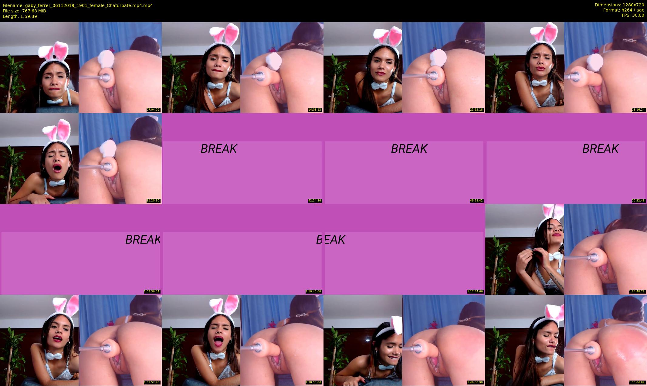 gaby_ferrer — 120 minute Chaturbate female cam show recording, 720p, Nov 6, 2019