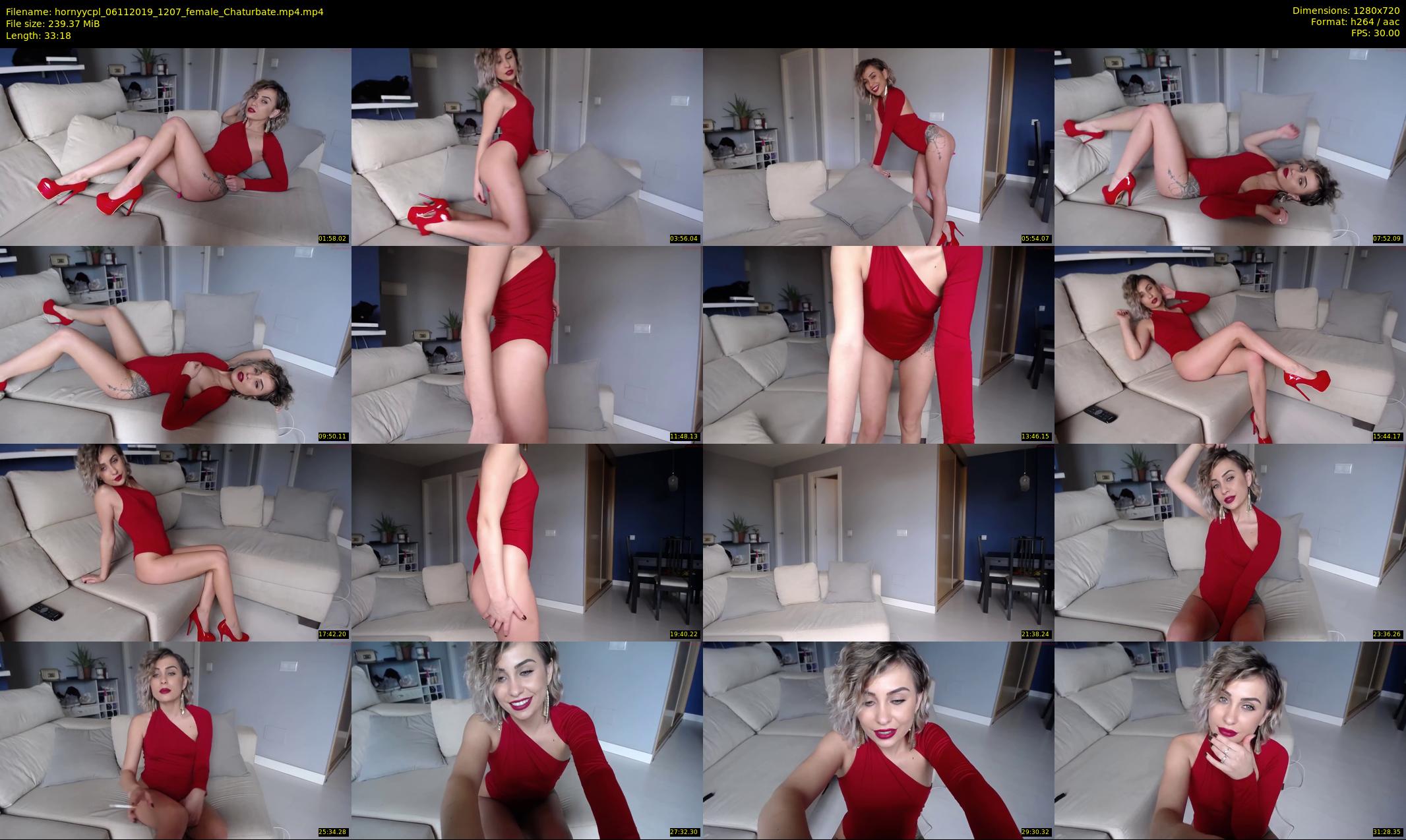 hornyycpl — 34 minute Chaturbate couple cam show recording, 720p, Nov 6, 2019