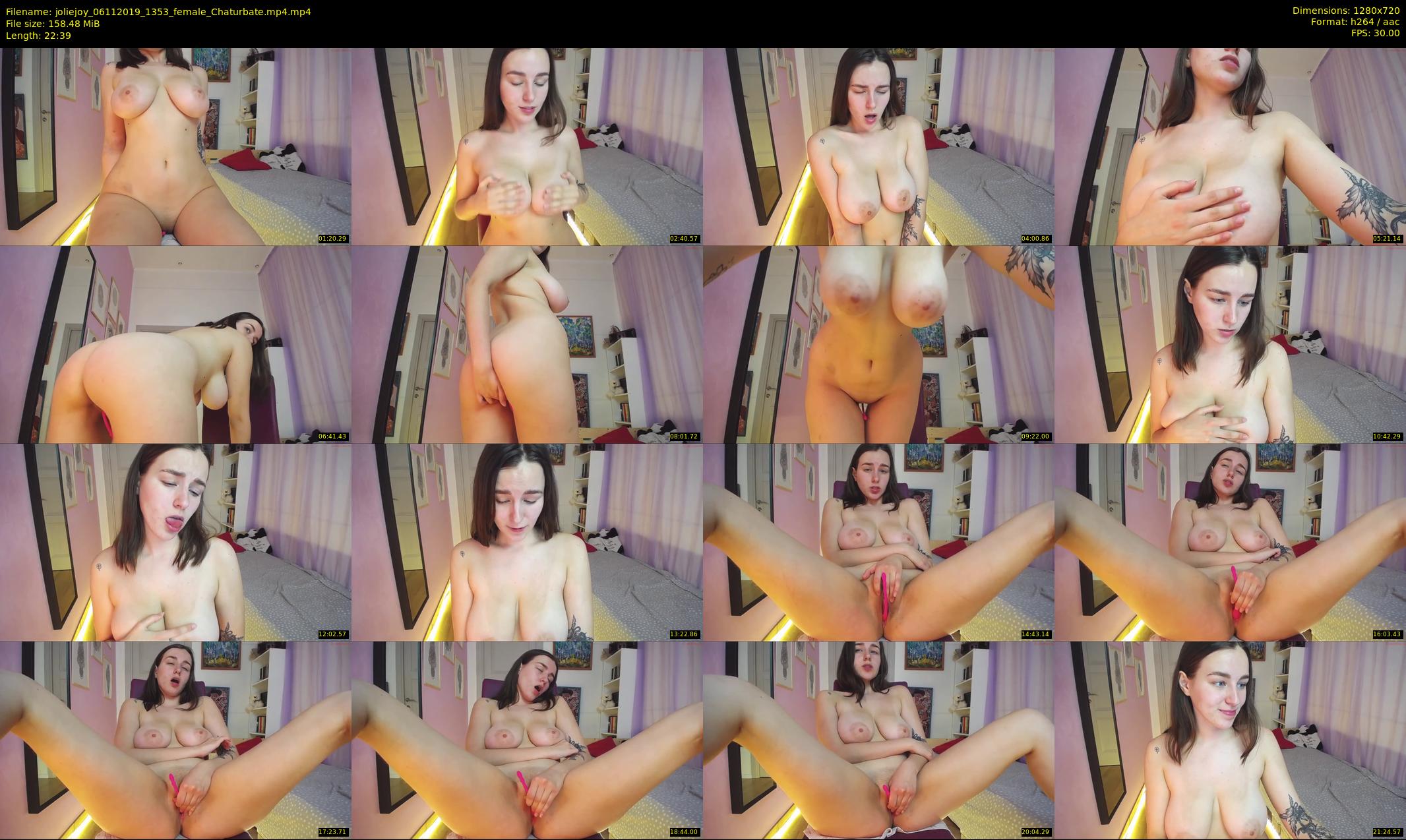 joliejoy — 23 minute Chaturbate female cam show recording, 720p, Nov 6, 2019