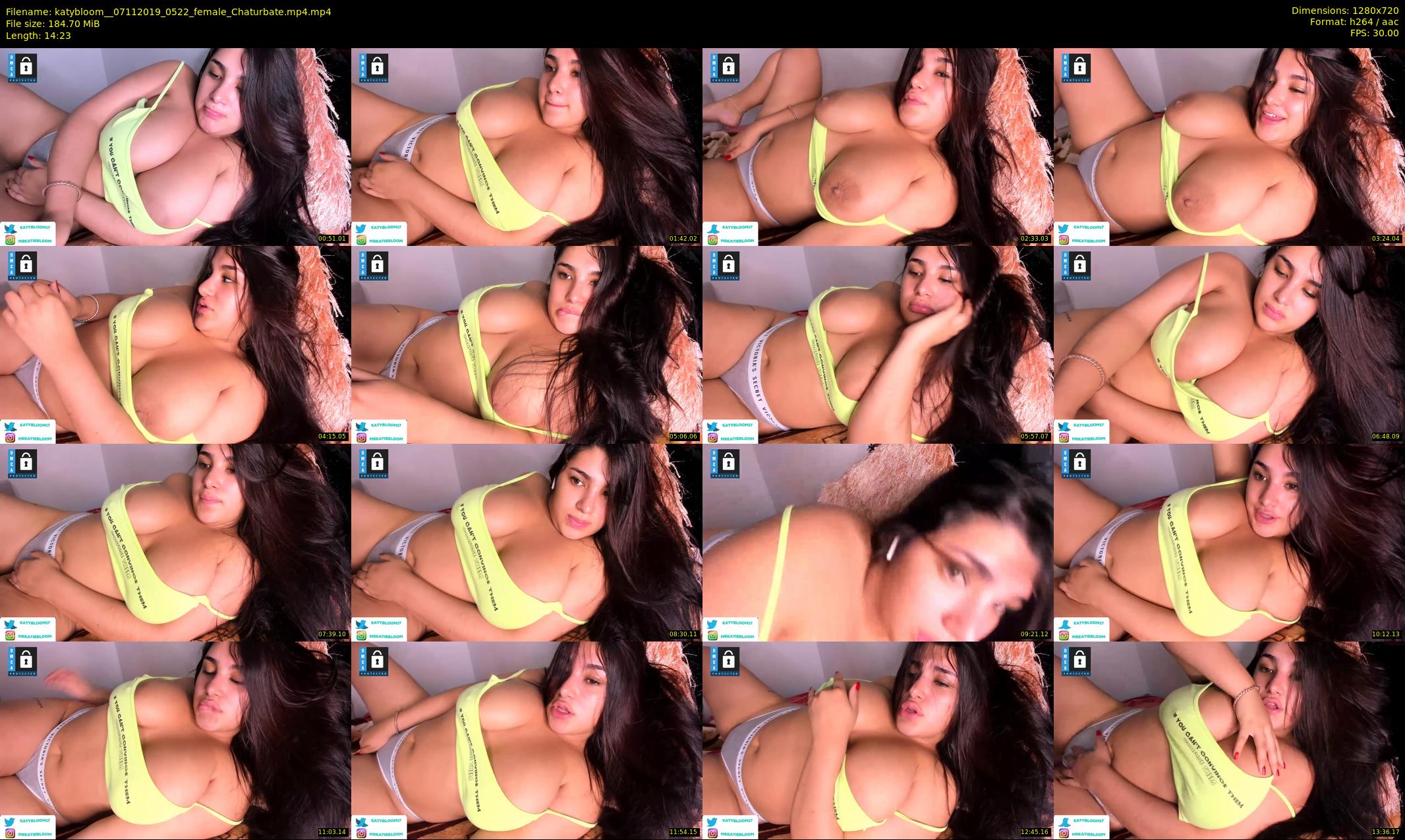 katybloom_ — 15 minute Chaturbate female cam show recording, 720p, Nov 7, 2019