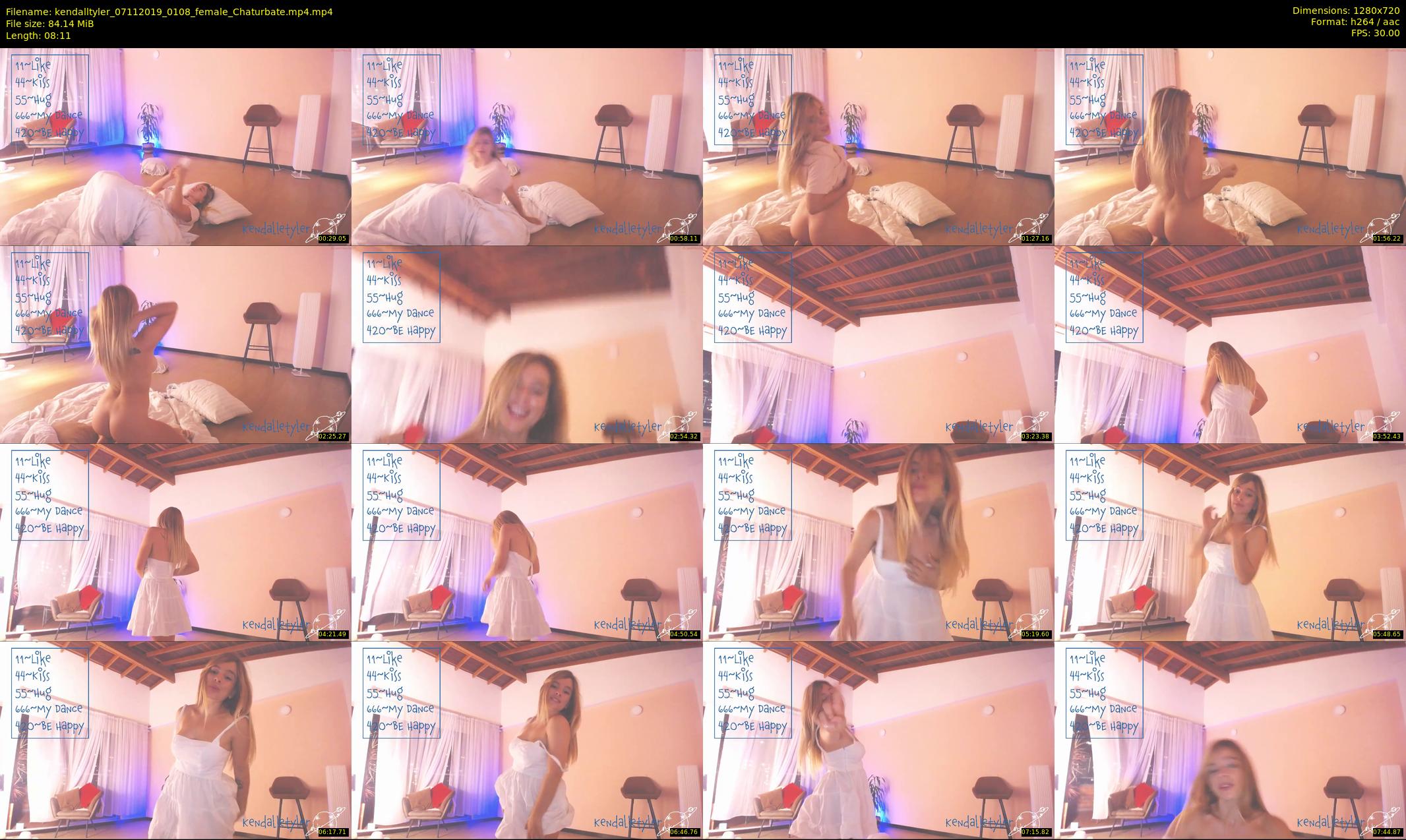 kendalltyler — 9 minute Chaturbate female cam show recording, 720p, Nov 7, 2019