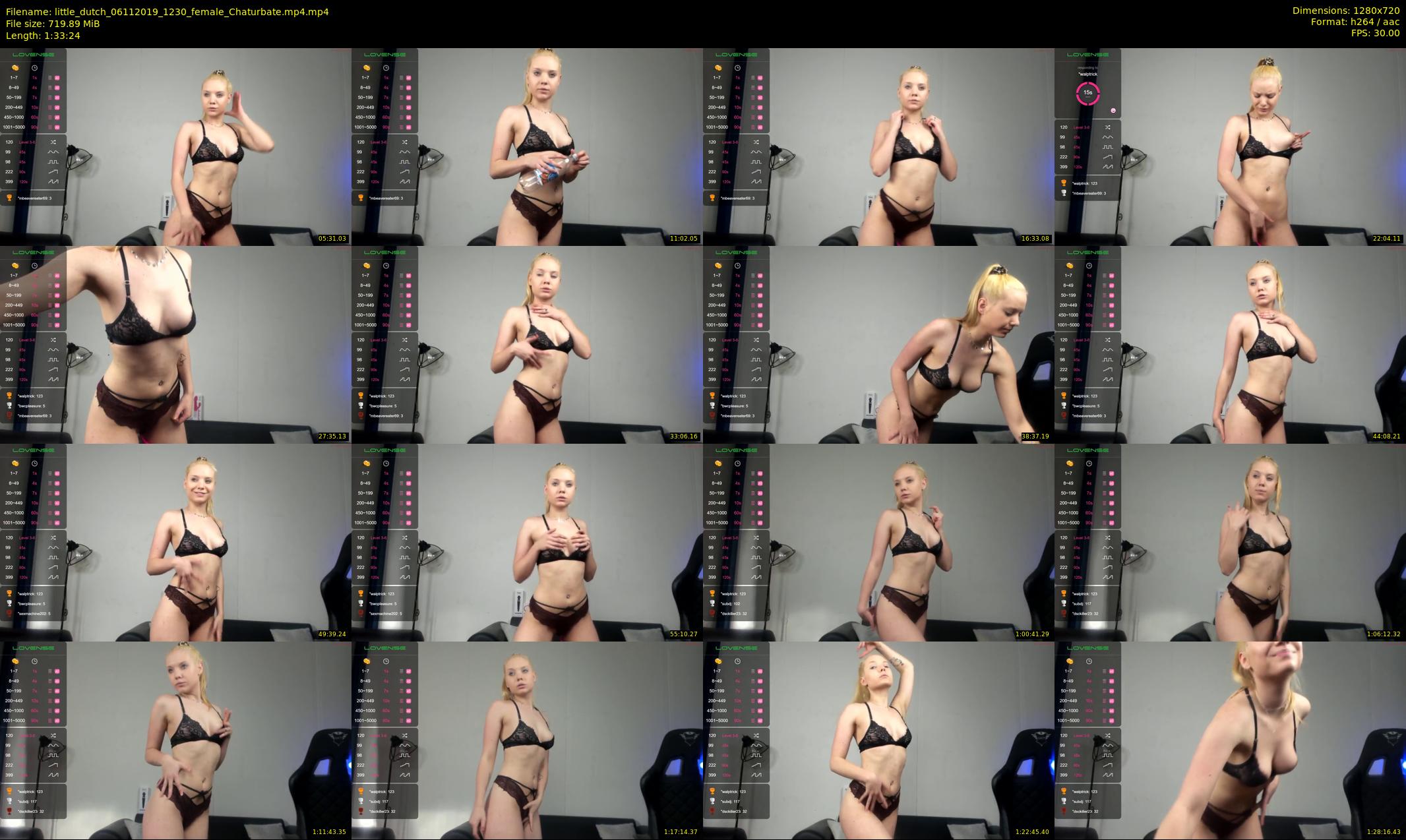little_dutch — 94 minute Chaturbate female cam show recording, 720p, Nov 6, 2019