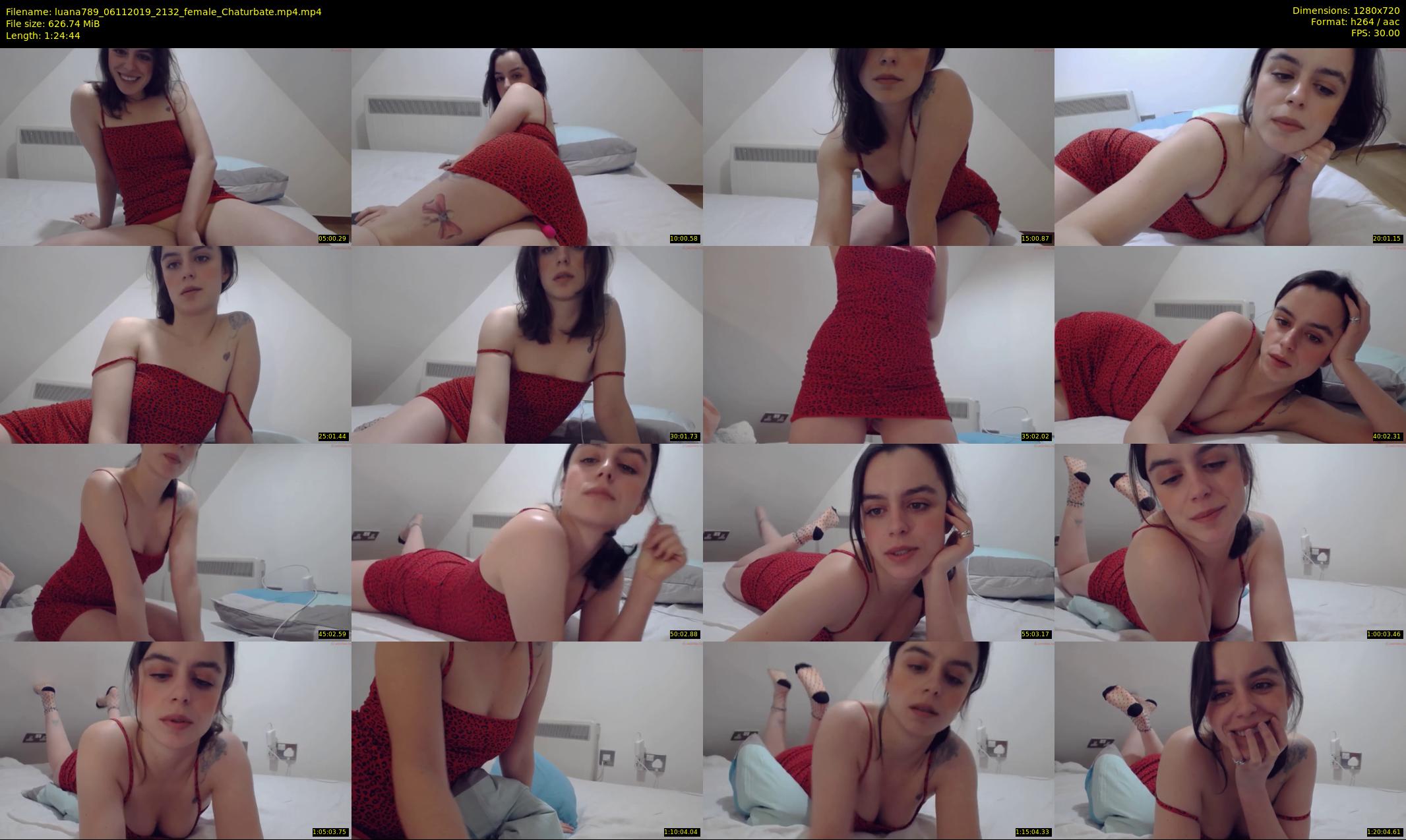 luana789 — 85 minute Chaturbate female cam show recording, 720p, Nov 6, 2019