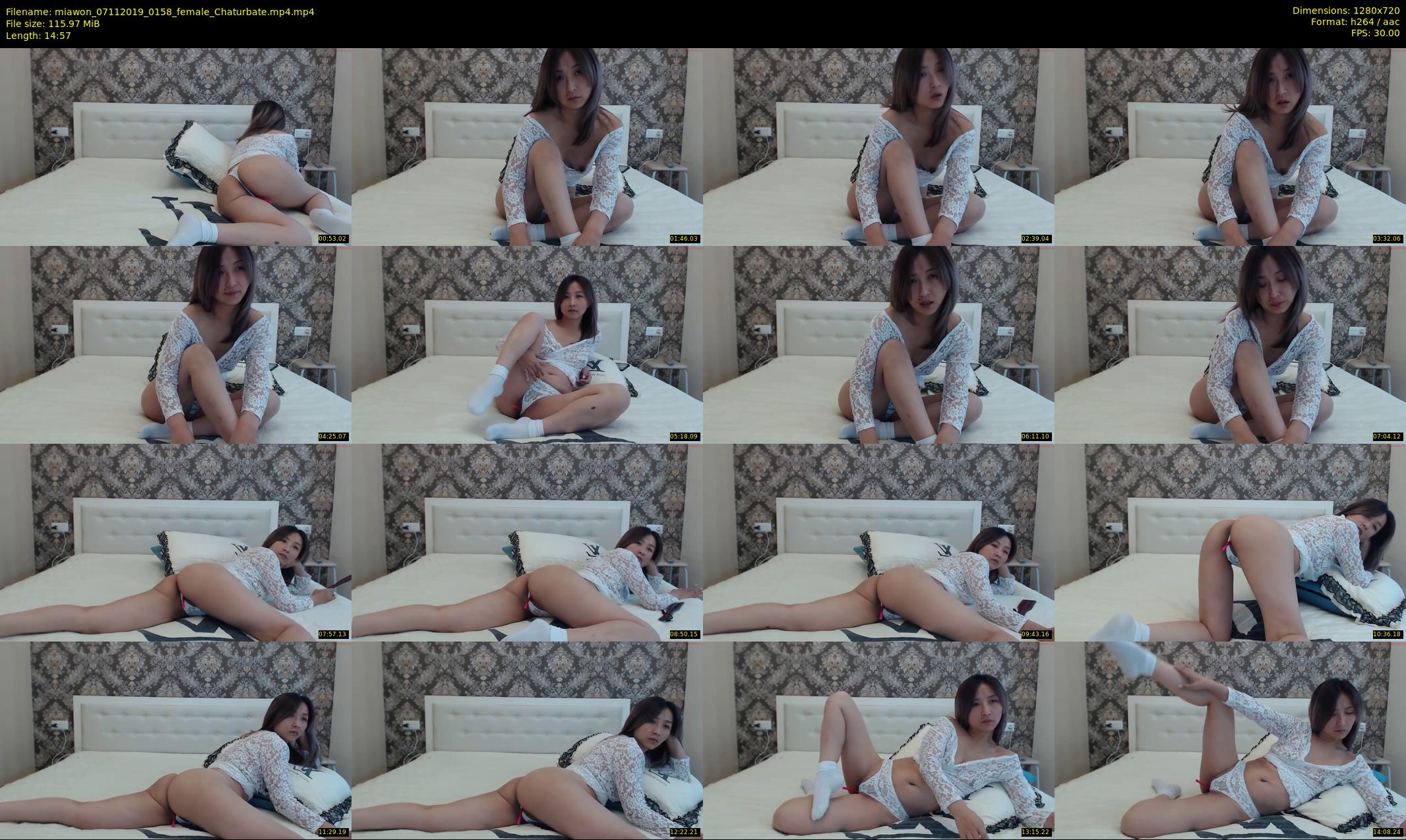 miawon — 15 minute Chaturbate female cam show recording, 720p, Nov 7, 2019