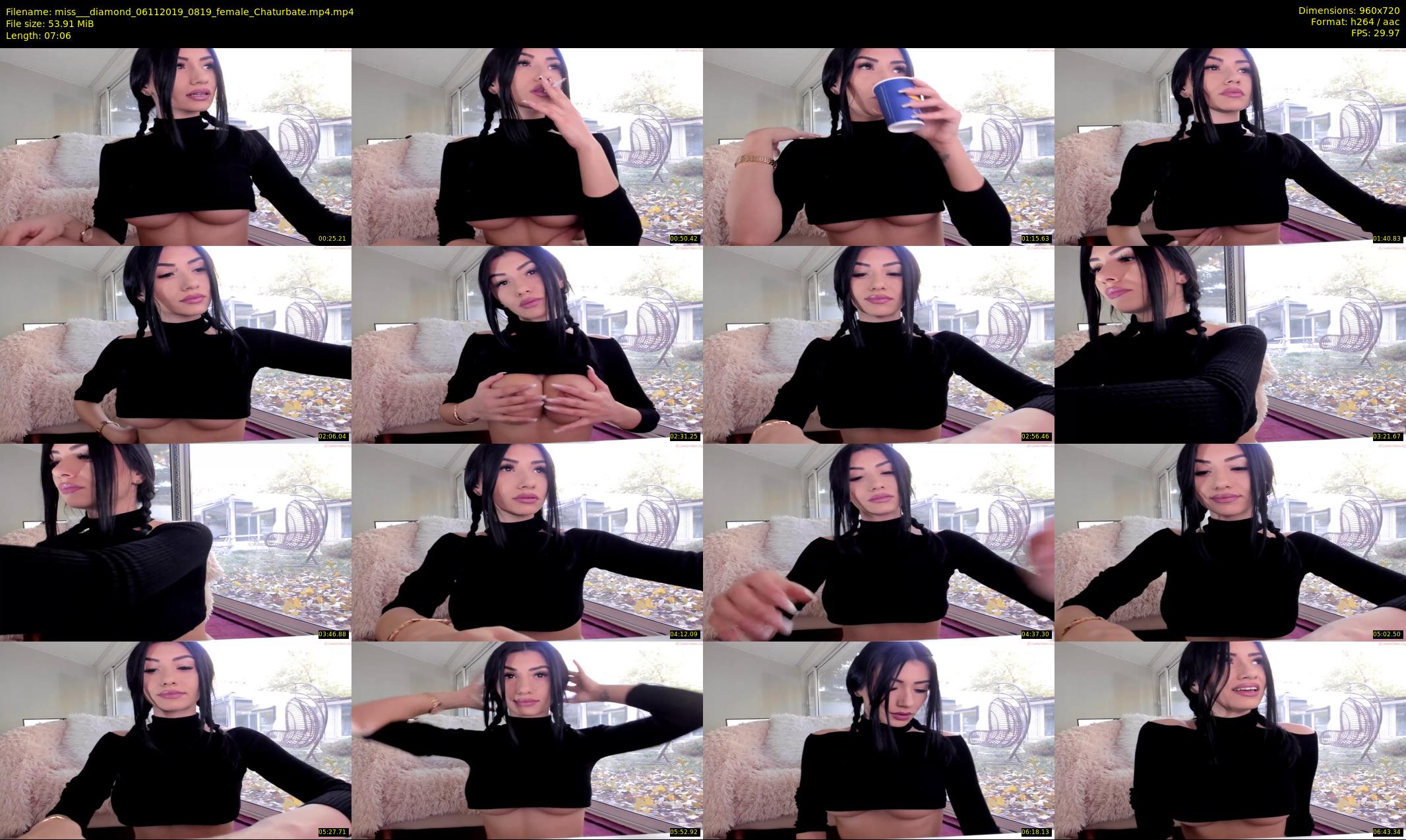 miss___diamond — 8 minute Chaturbate female cam show recording, 720p, Nov 6, 2019