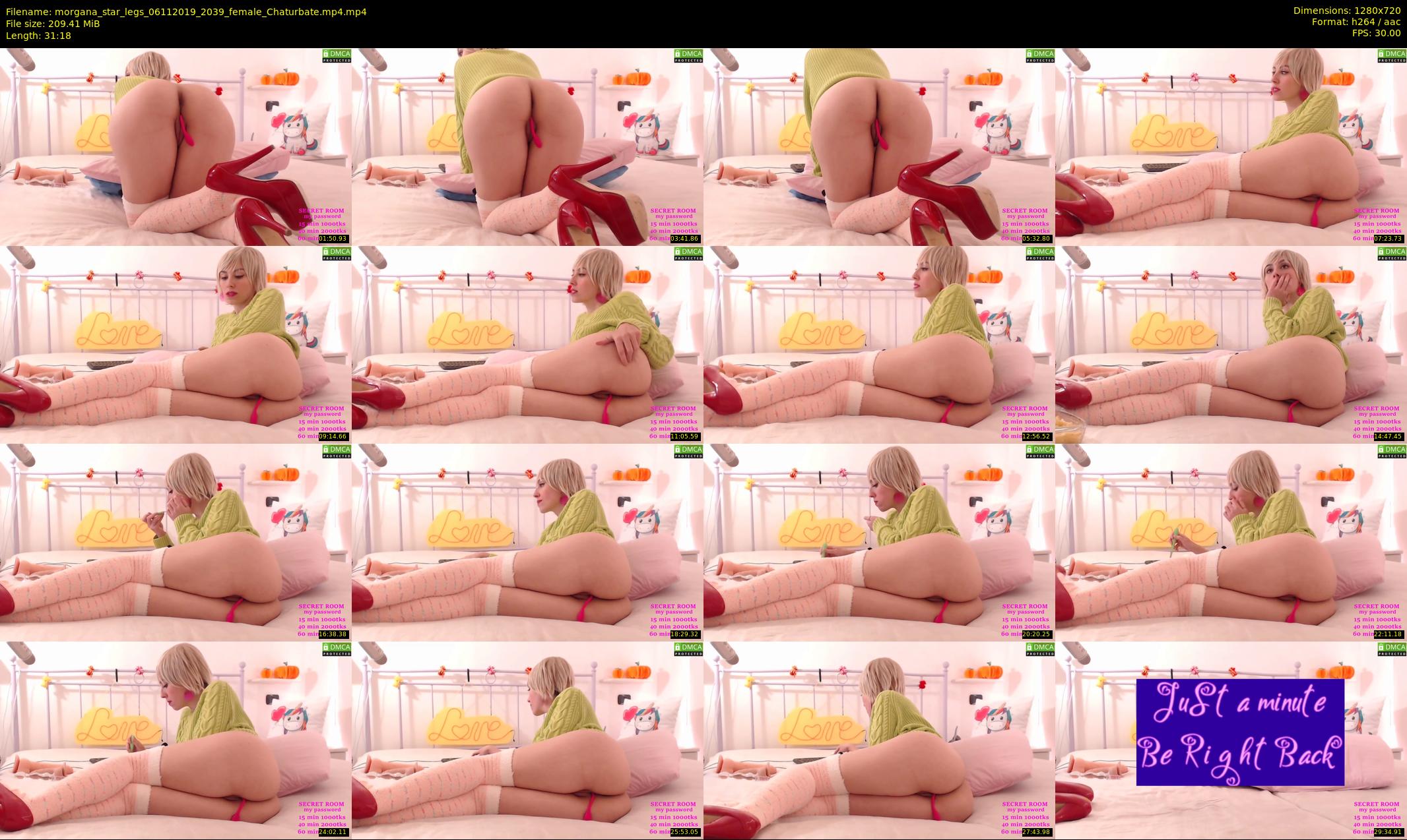 morgana_star_legs — 32 minute Chaturbate female cam show recording, 720p, Nov 6, 2019