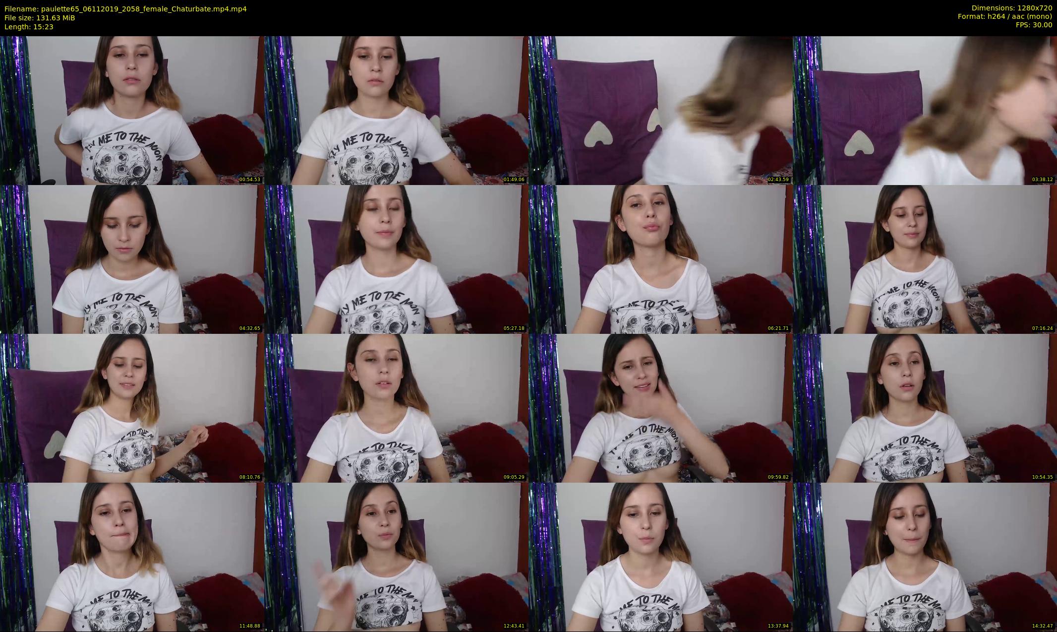 paulette65 — 16 minute Chaturbate female cam show recording, 720p, Nov 6, 2019