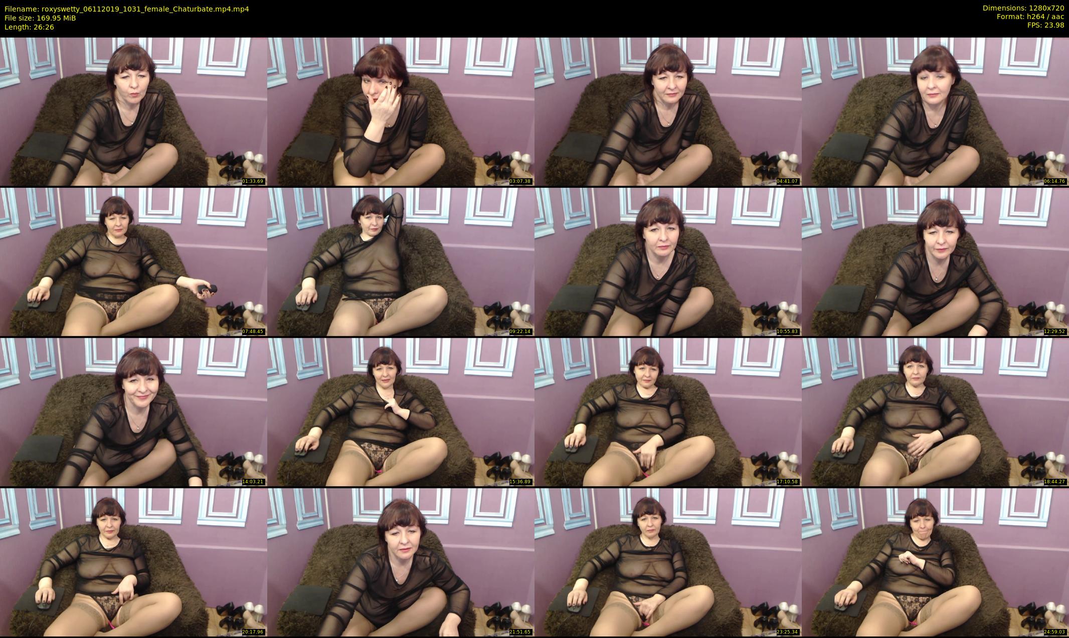 roxyswetty — 27 minute Chaturbate female cam show recording, 720p, Nov 6, 2019