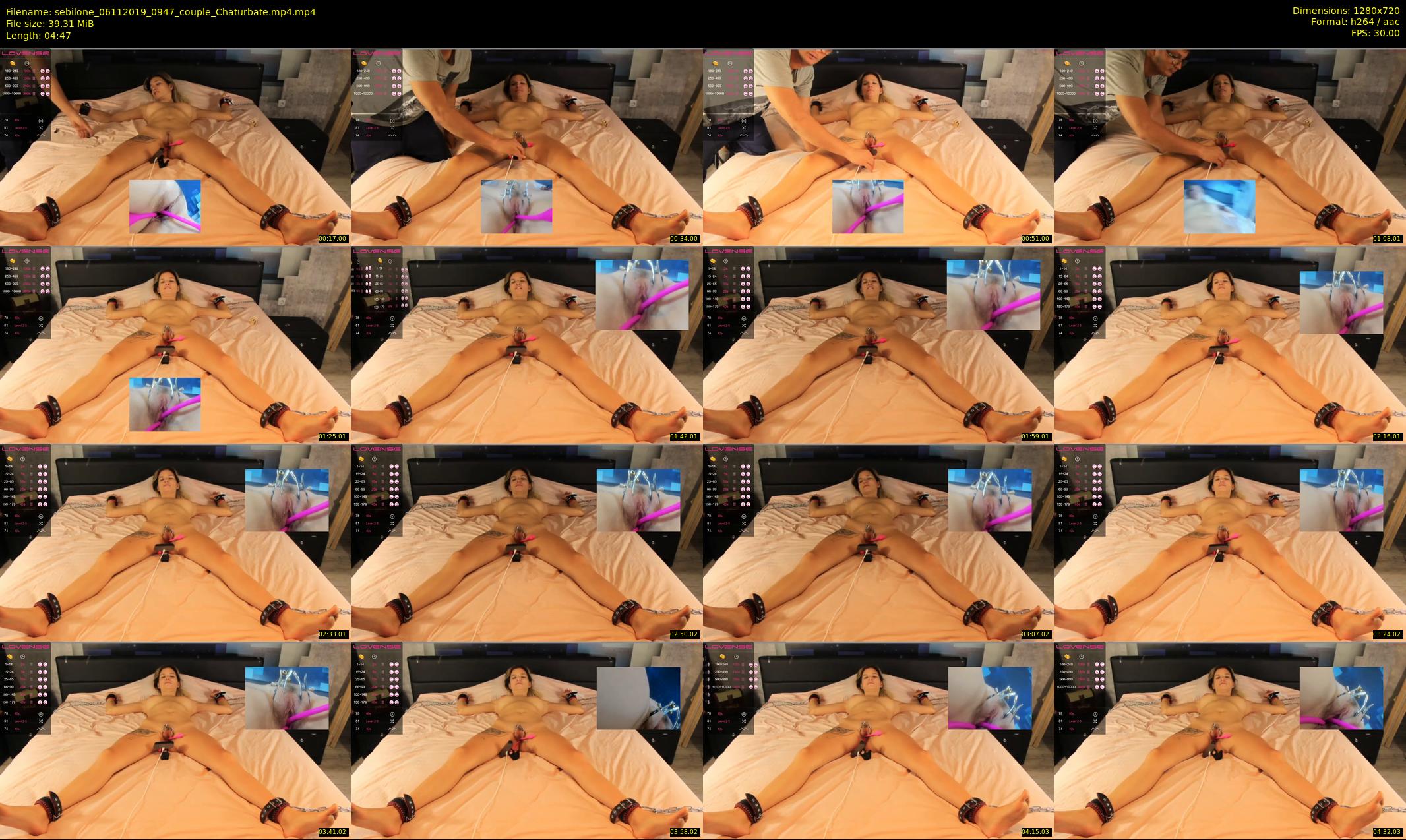 sebilone — 5 minute Chaturbate couple cam show recording, 720p, Nov 6, 2019