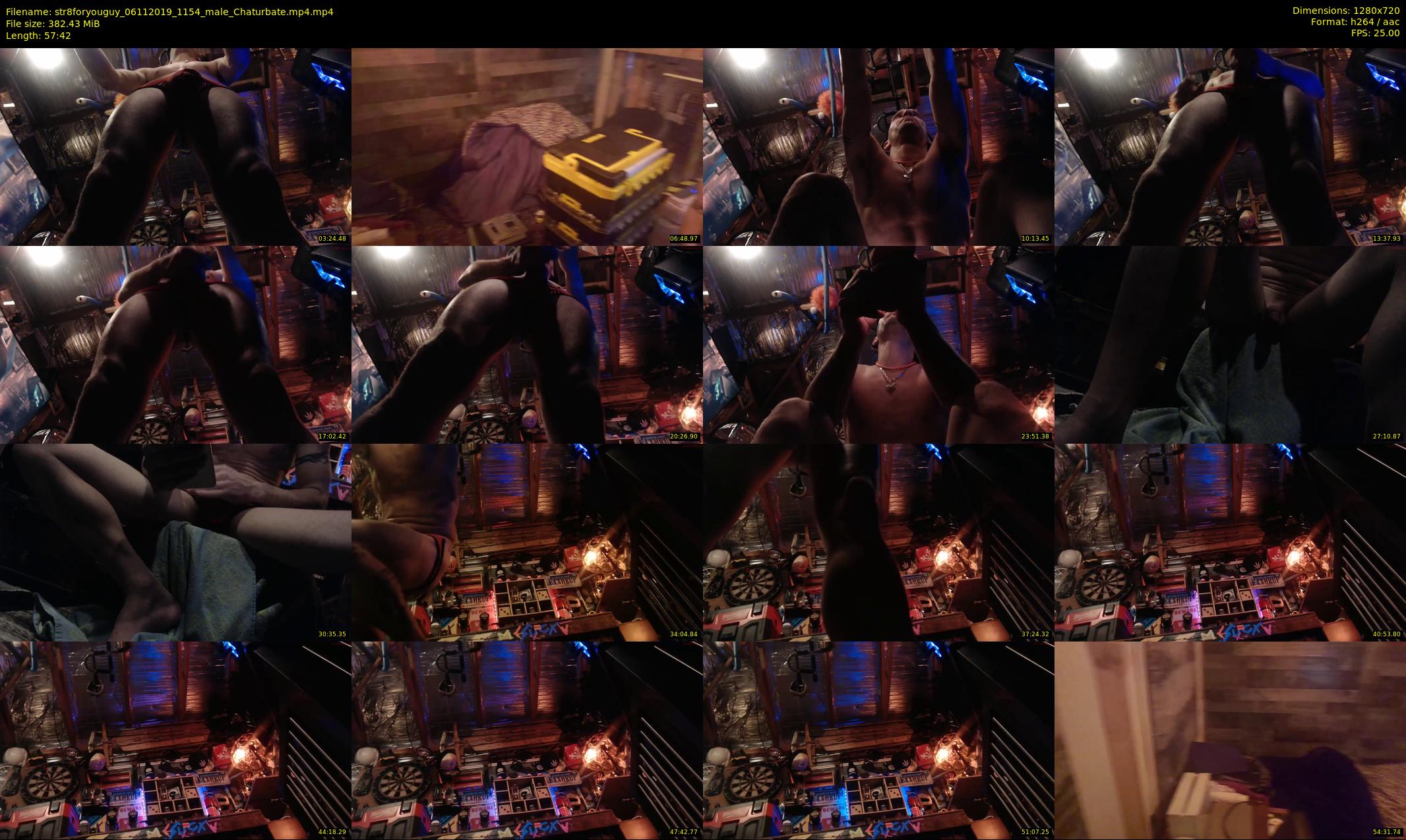 str8foryouguy — 58 minute Chaturbate male cam show recording, 720p, Nov 6, 2019