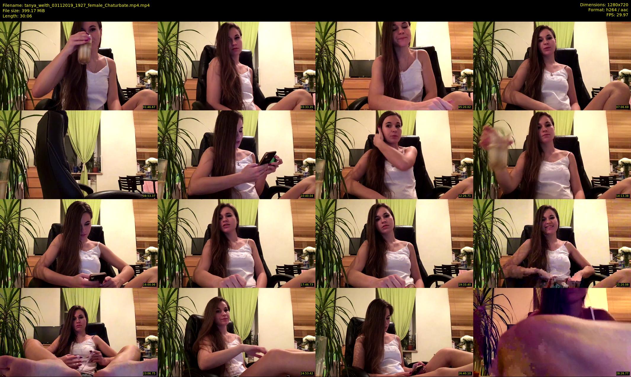 tanya_welth — 31 minute Chaturbate female cam show recording, 720p, Nov 3, 2019