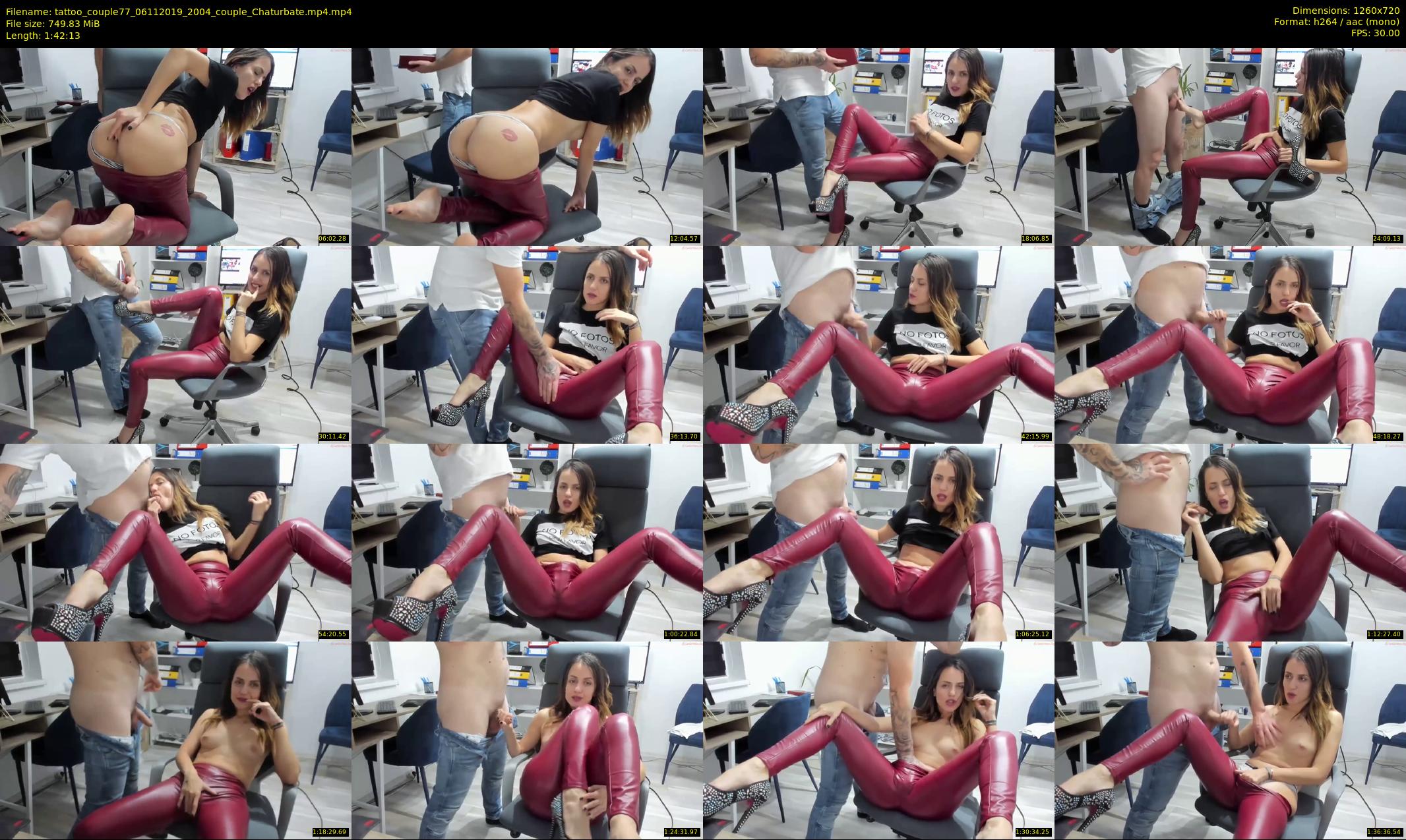 tattoo_couple77 — 103 minute Chaturbate couple cam show recording, 720p, Nov 6, 2019