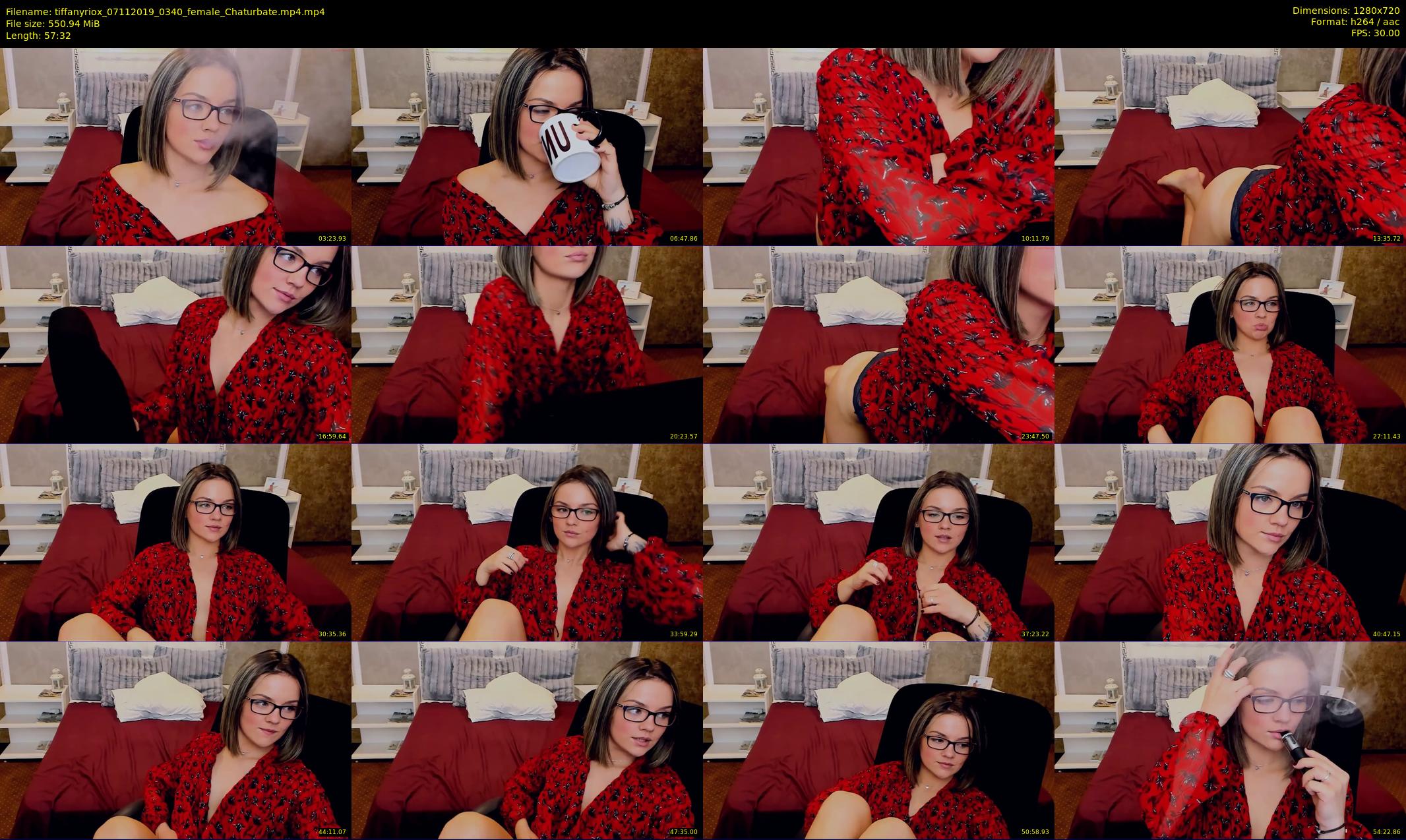 tiffanyriox — 58 minute Chaturbate female cam show recording, 720p, Nov 7, 2019